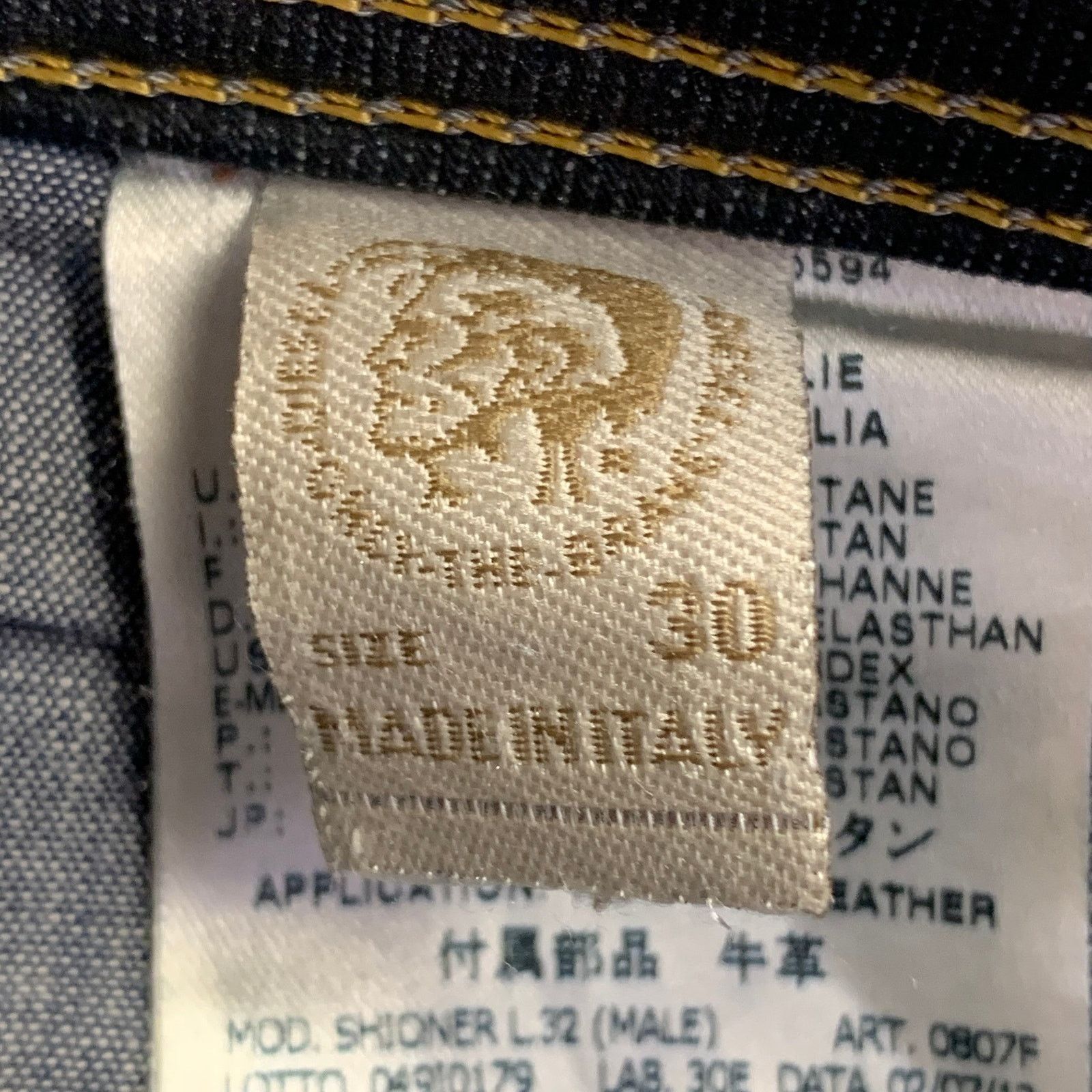 Diesel DIESEL Shioner Cotton Twill Sequined Distressed Skinny Jeans Size US 30 / EU 46 - 9 Thumbnail
