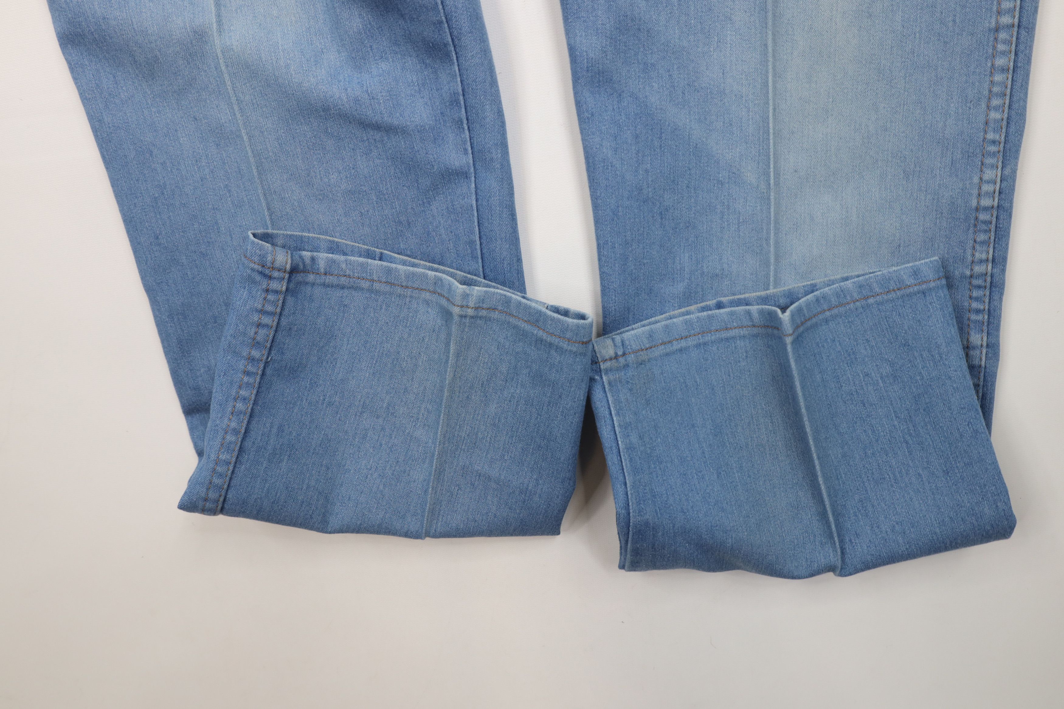 Vintage × Wrangler Vintage 90s Wrangler Flared Wide Leg Denim Jeans Blue Size US 36 / EU 52 - 7 Thumbnail