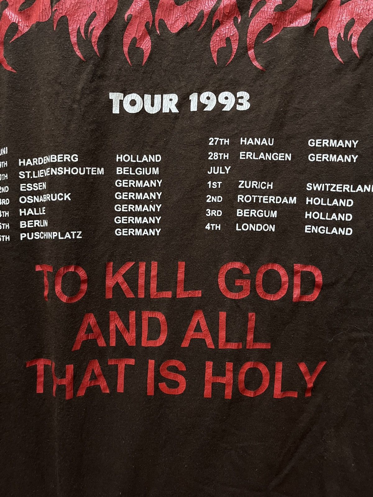 Vintage Vintage Deicide Amon Tour Longsleeve Size US L / EU 52-54 / 3 - 8 Thumbnail