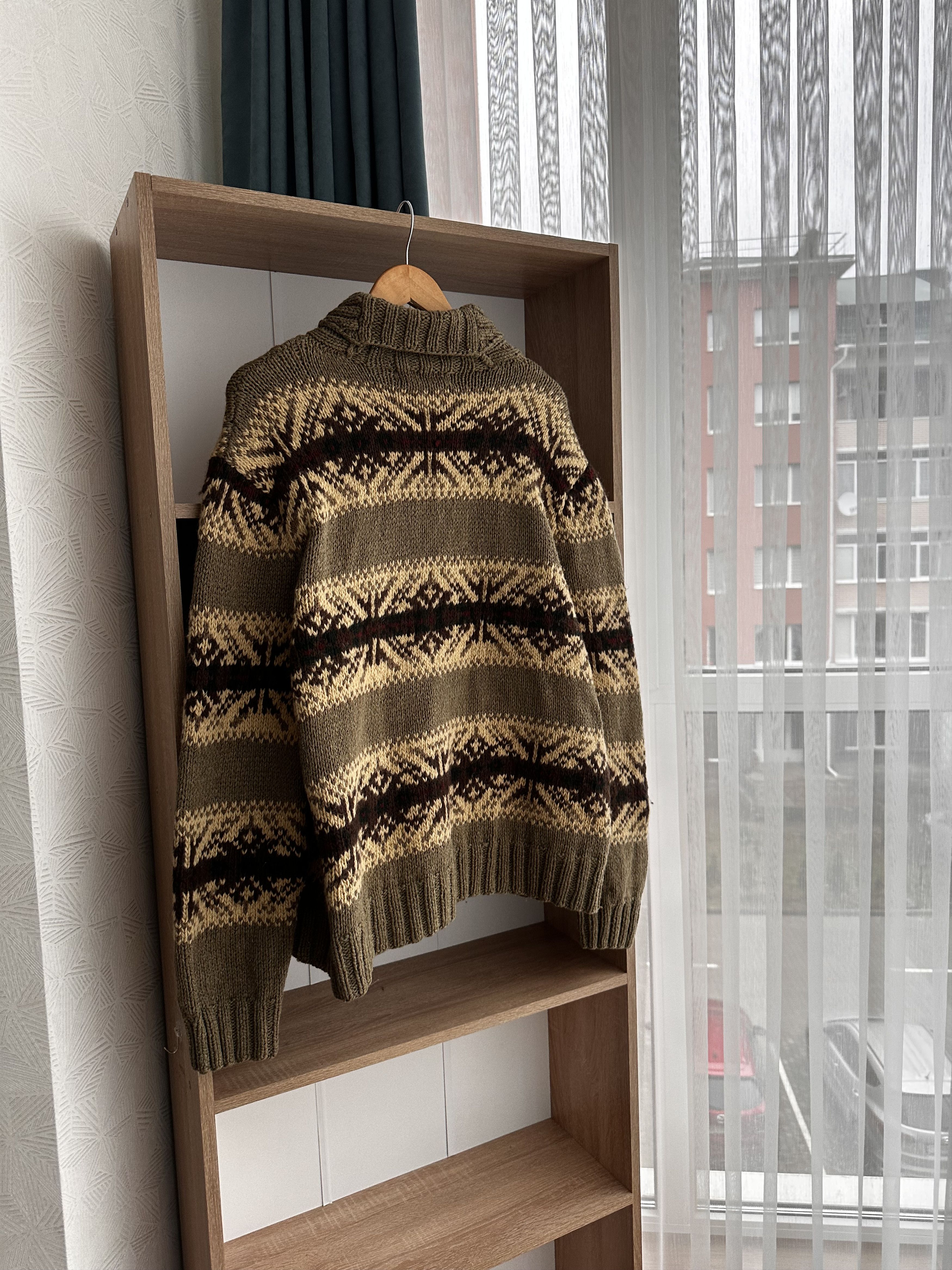Polo Ralph Lauren Vintage Polo Ralph Lauren RRL Hand Knit Wool Pocket Sweater Size US L / EU 52-54 / 3 - 16 Thumbnail