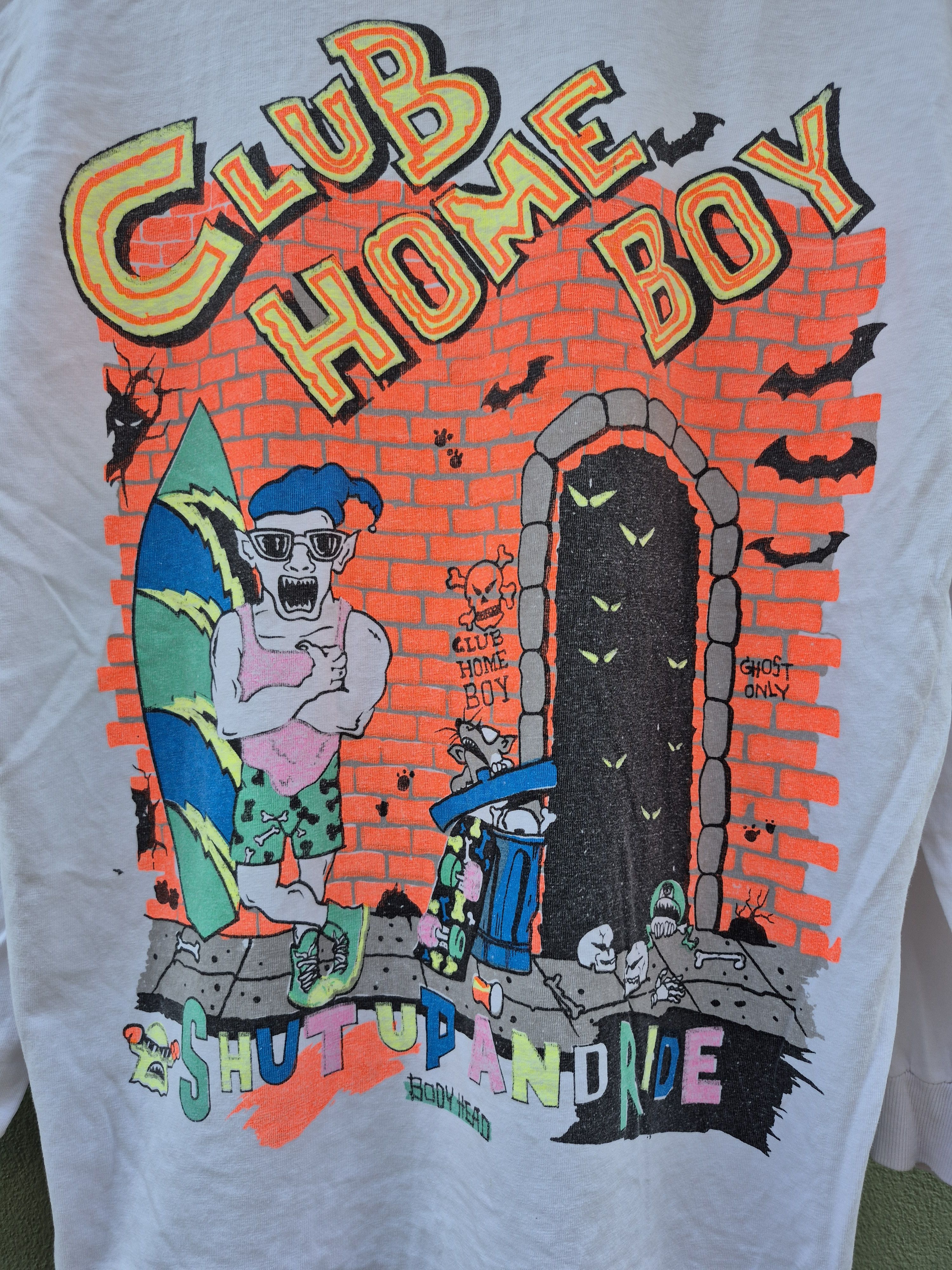 Vintage 🔥Vintage 90s Shark Club Surf Skate Tees Size US M / EU 48-50 / 2 - 2 Thumbnail