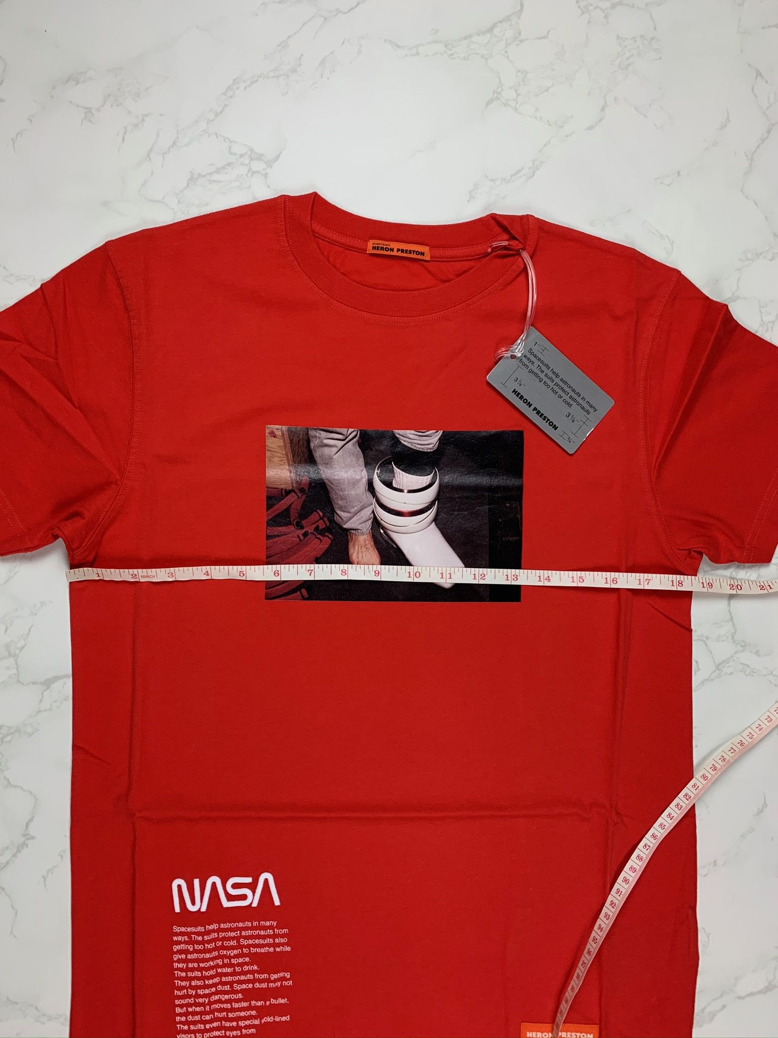 Heron Preston 🔥65% OFF🔥 [SALE] Heron Preston Red Photo Nasa T-Shirt Size US XS / EU 42 / 0 - 6 Thumbnail