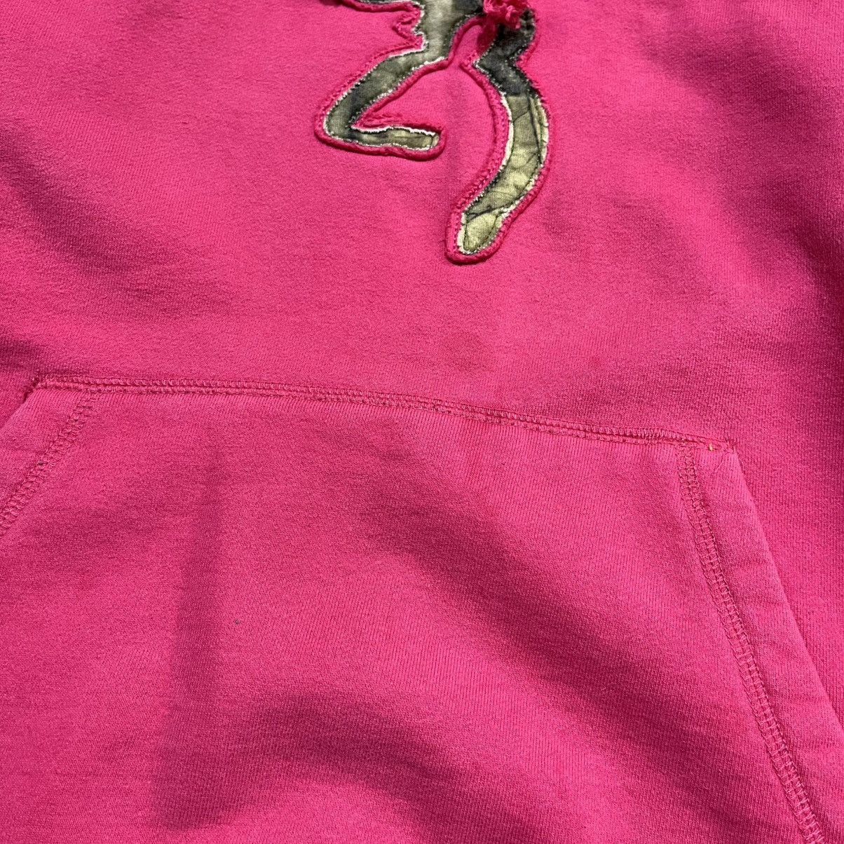 Realtree Vintage Y2K Browning Pink Grunge Skater Camo Outdoor Hoodie Size US S / EU 44-46 / 1 - 5 Thumbnail
