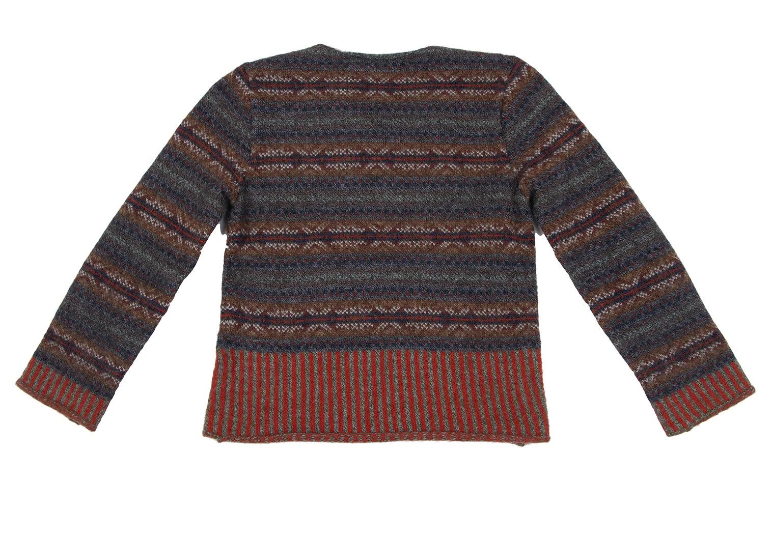 Comme des Garcons Homme Plus Nordic Knit Alpaca Blend Sweater in Multicolor Size US M / EU 48-50 / 2 - 7 Thumbnail