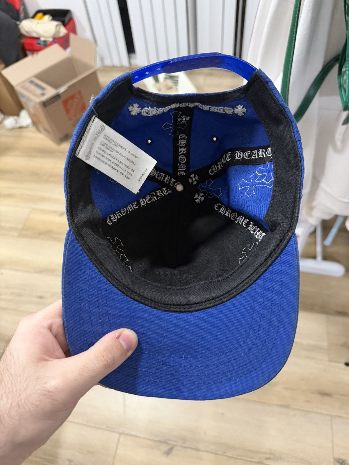Chrome Hearts Chrome hearts blue/white multi patch hat Size ONE SIZE - 7 Thumbnail
