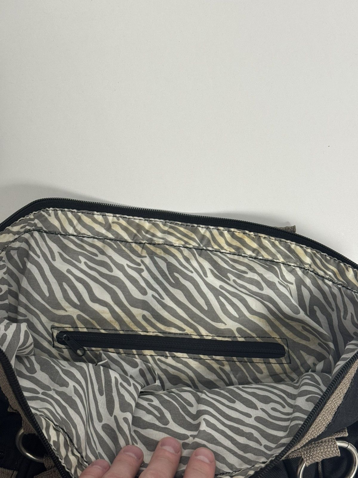 Other Catwalk Stylish Black Tote Bag Multi Pocket Nylon Shoulder Size ONE SIZE - 13 Thumbnail