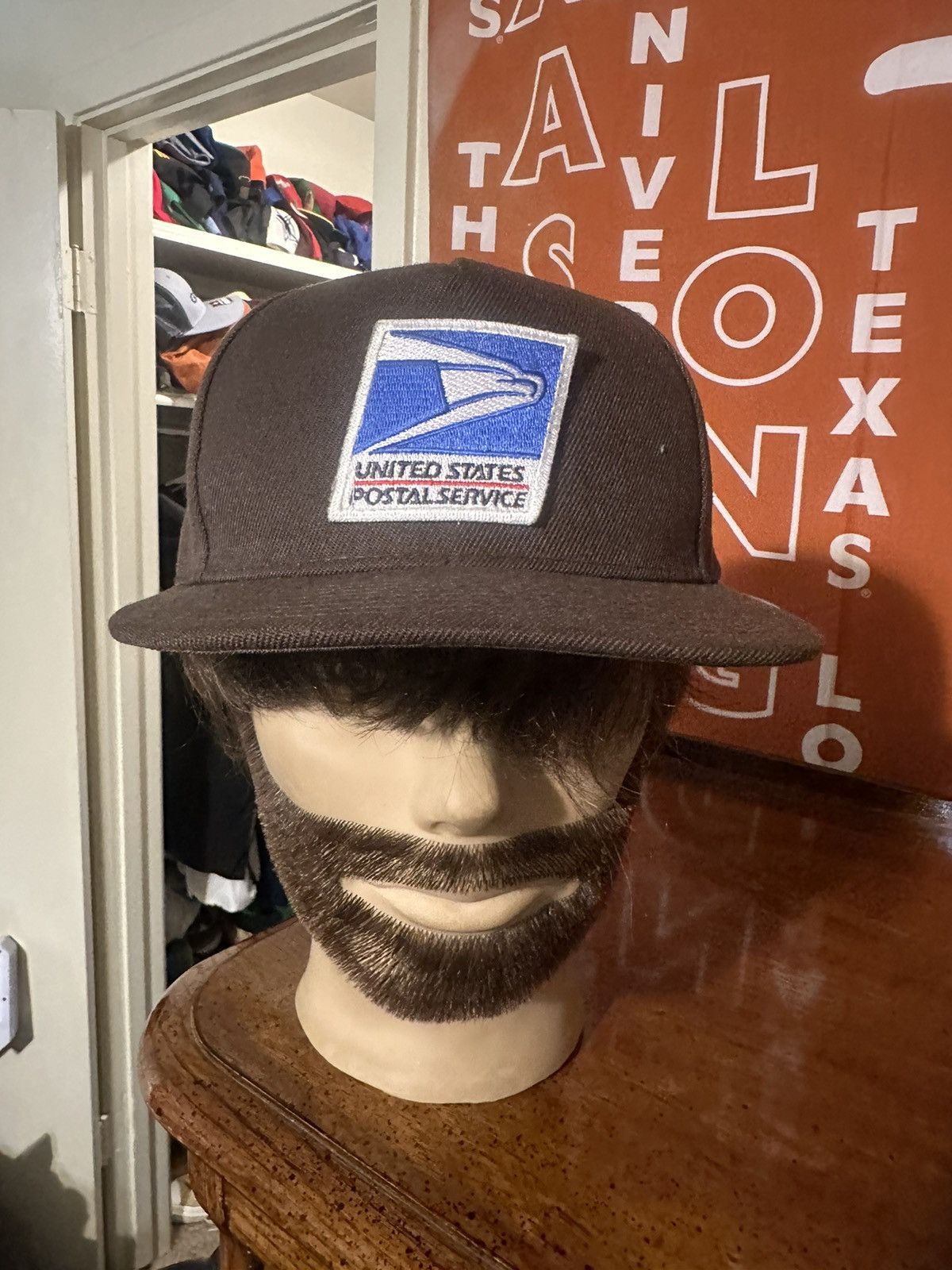 Anti Social Social Club × Vintage Vintage USPS Mailman “UPS brown” hat 00s Size ONE SIZE - 1 Thumbnail