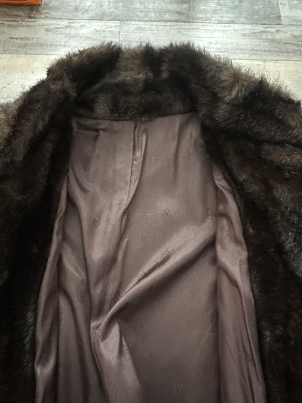 Other Vintage 1960 Custom Brown 100% Mink Fur Satin Lined Coat Size M / US 6-8 / IT 42-44 - 7 Thumbnail
