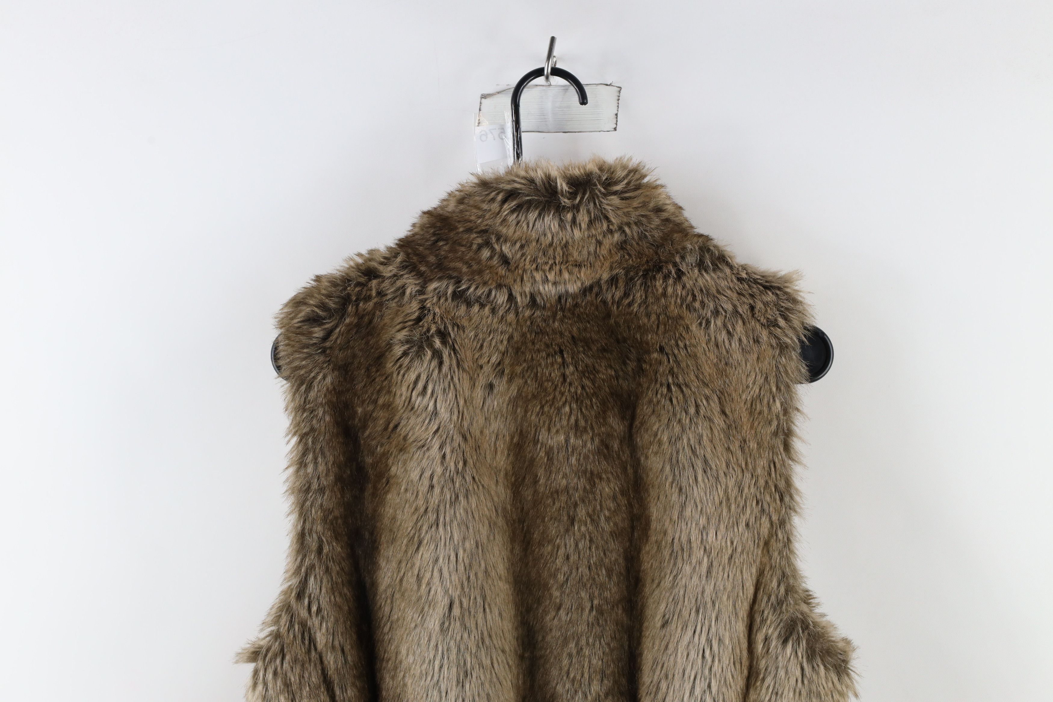 Banana Republic × Vintage Banana Republic Faux Fur Quilted Clasp Vest Jacket Brown Size M / US 6-8 / IT 42-44 - 11 Thumbnail