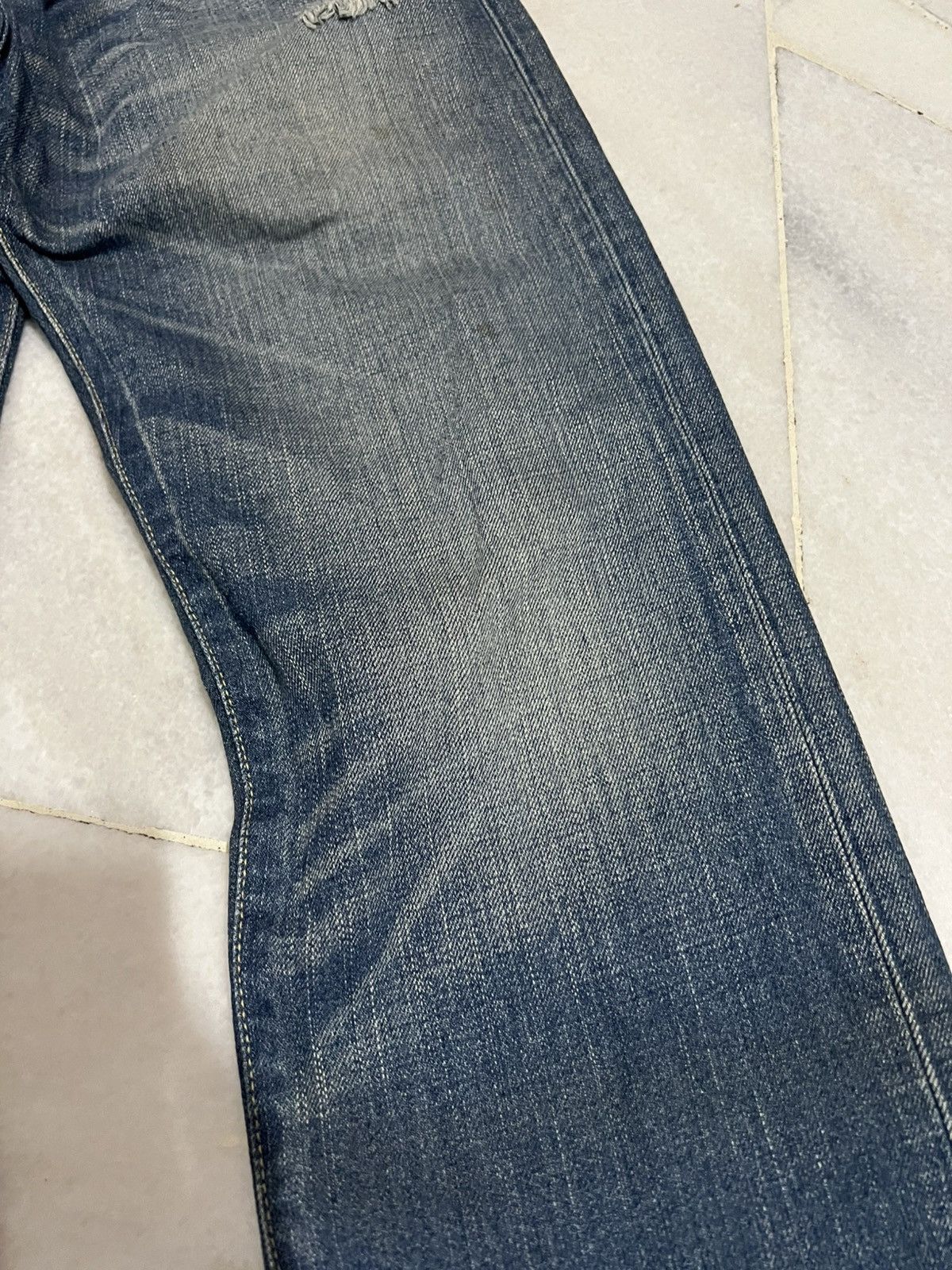 If Six Was Nine × Levi's × Levi's Vintage Clothing 🌈Vintage Levis 505 Distressed Faded Jeans Size US 32 / EU 48 - 5 Thumbnail