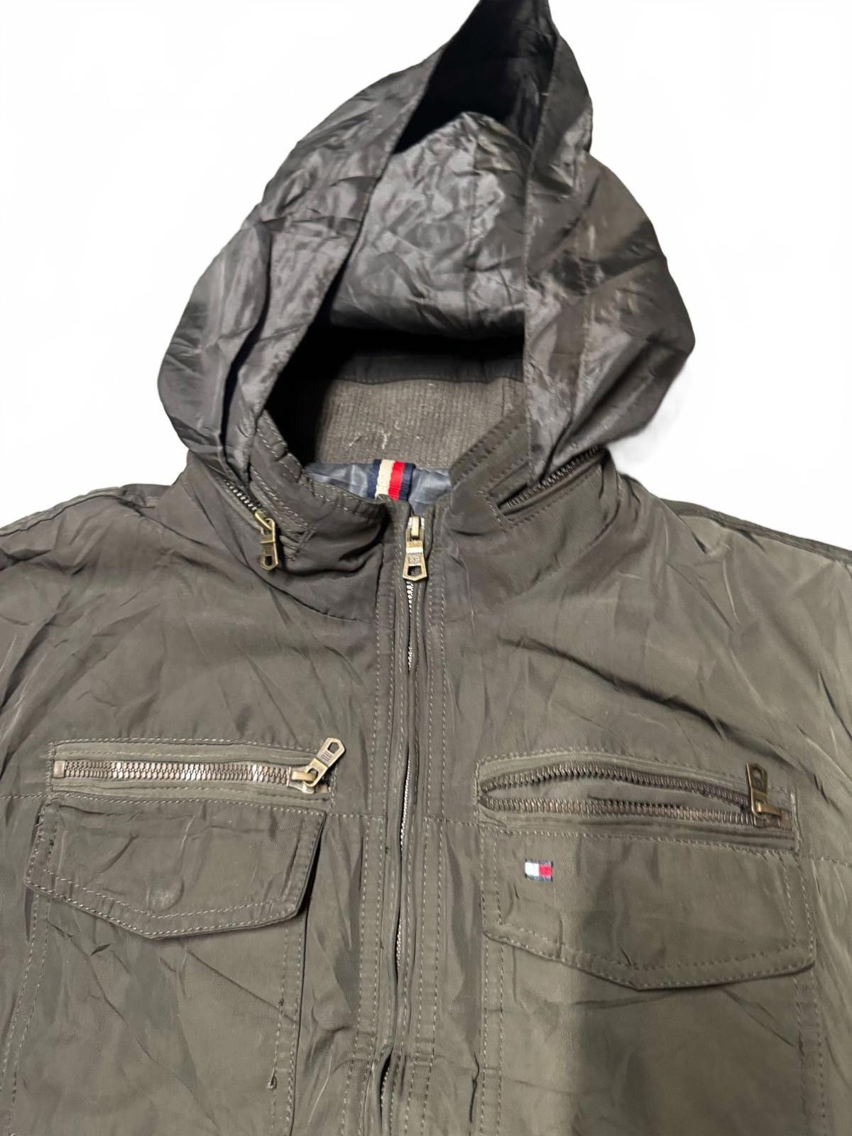 Tommy Hilfiger Stylish Tommy Hilfiger Hooded Jacket - Olive Green Size US M / EU 48-50 / 2 - 3 Thumbnail