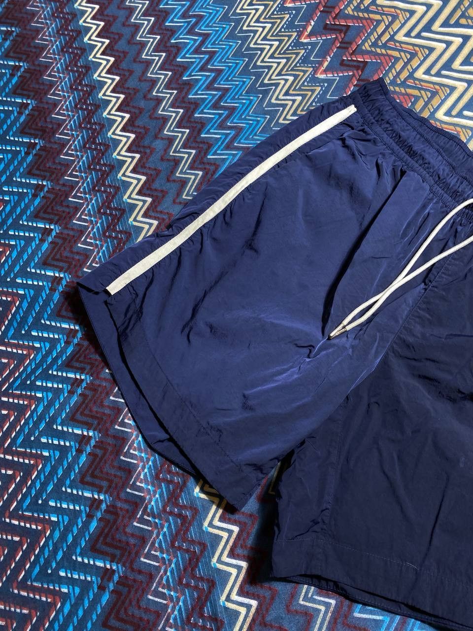 Nike shorts blue streetwear Vintage logo NIKE crazy Y2K Size US 30 / EU 46 - 7 Thumbnail