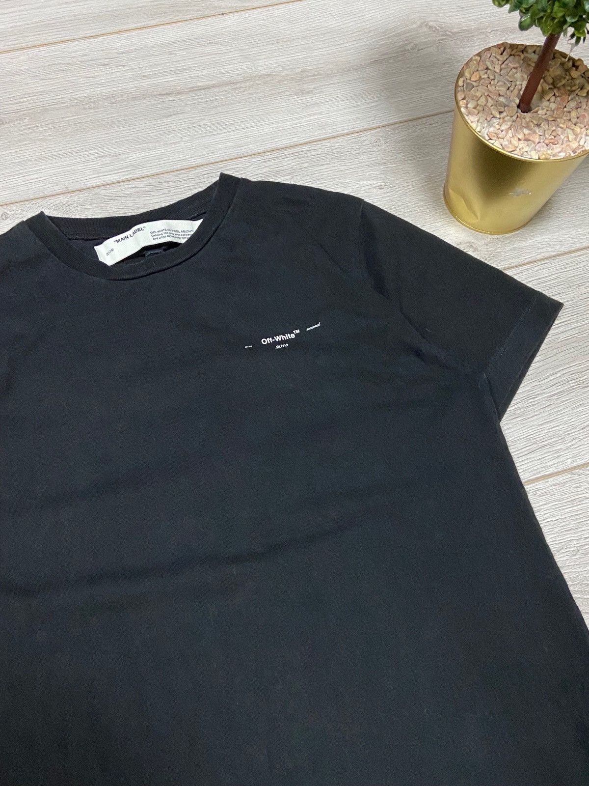Off-White Off-White 2013 small logo t-shirt Size US S / EU 44-46 / 1 - 1 Thumbnail