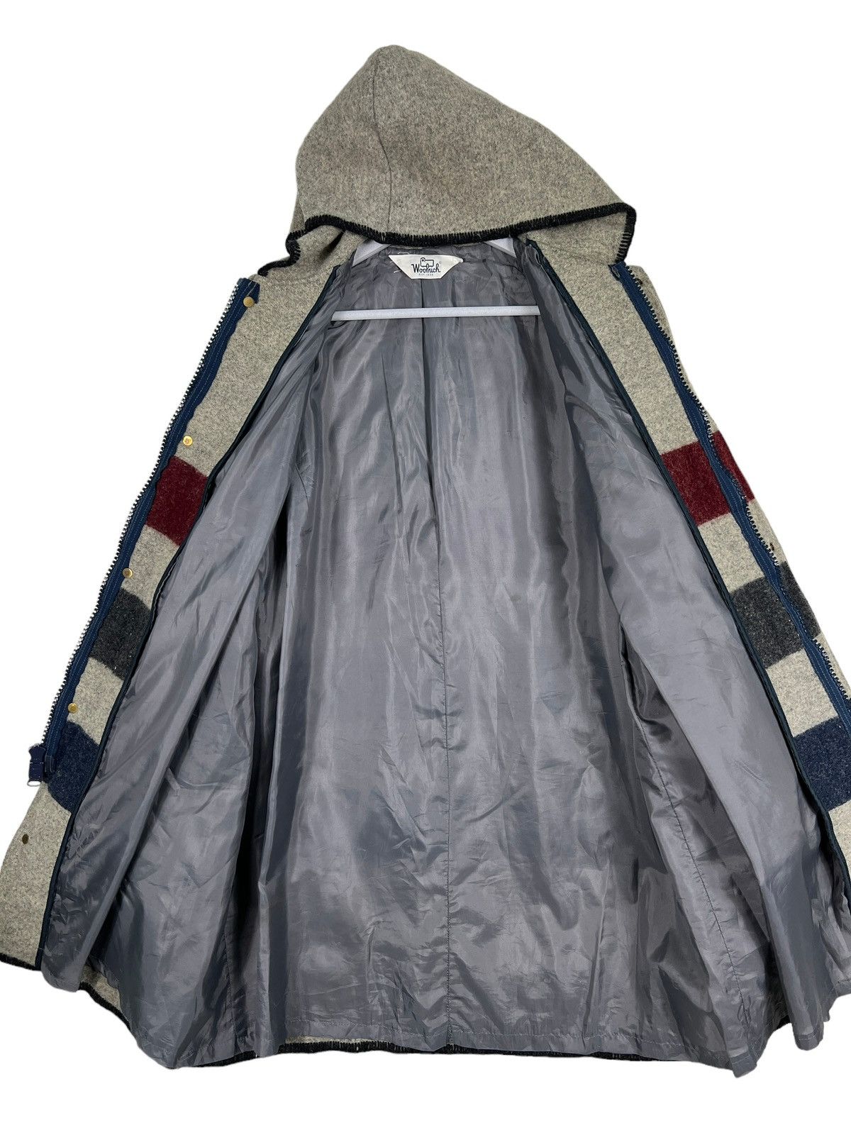 Woolrich Woolen Mills 🔥 VINTAGE WOOLRICH WOOL HOODIE JACKET Size US S / EU 44-46 / 1 - 9 Thumbnail