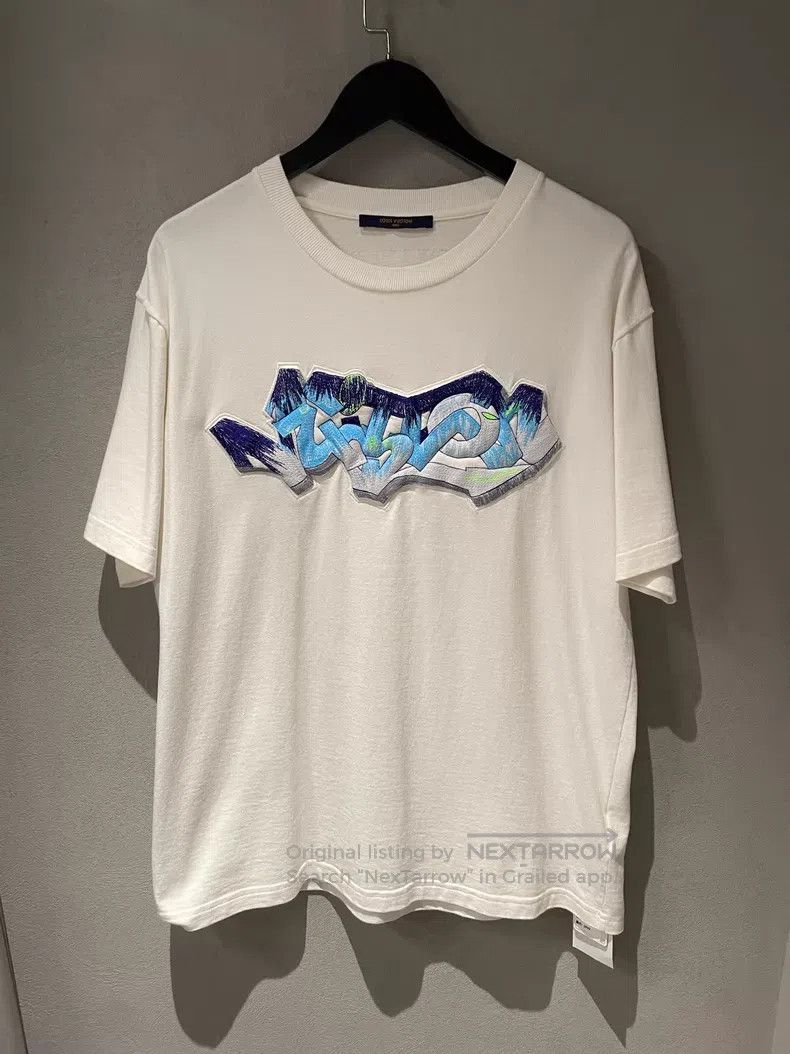 Louis Vuitton Louis Vuitton White snow mountain logo short sleeve Size US L / EU 52-54 / 3 - 1 Thumbnail