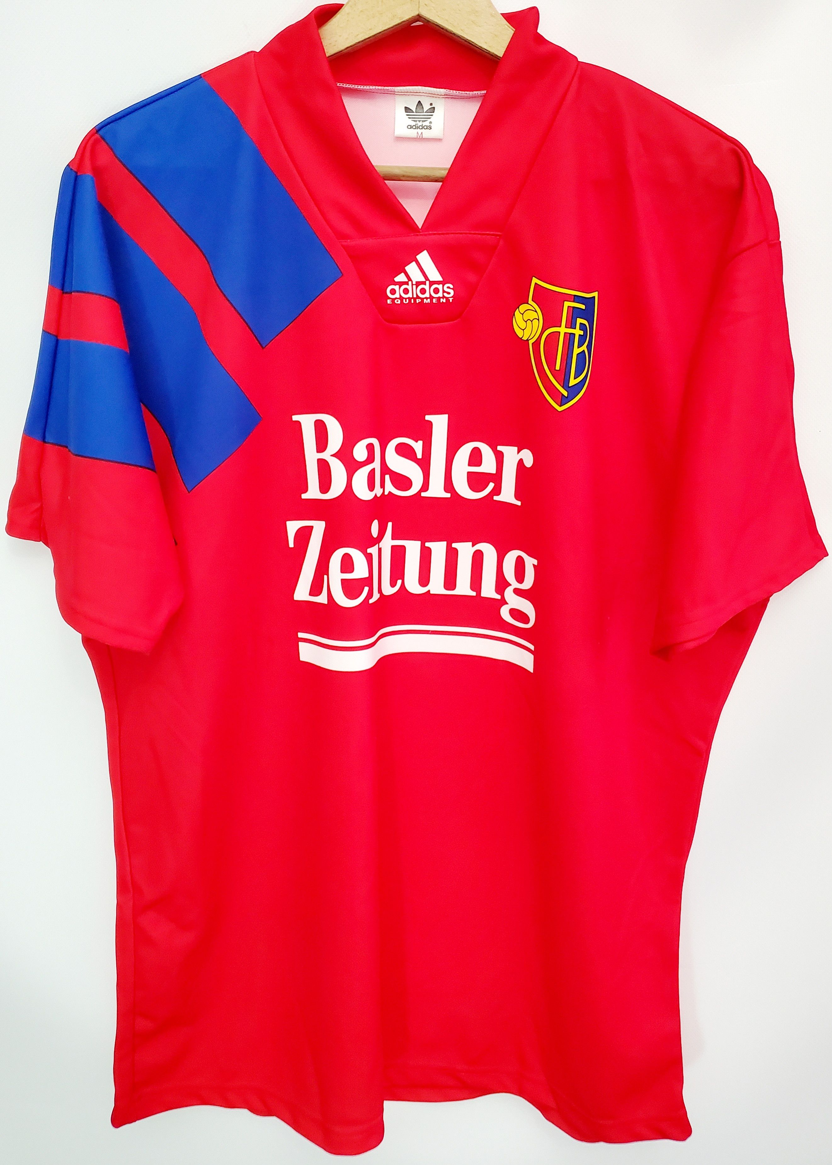 FC BASEL 1893 SWITZERLAND 1996/1997 HOME soccer jersey M