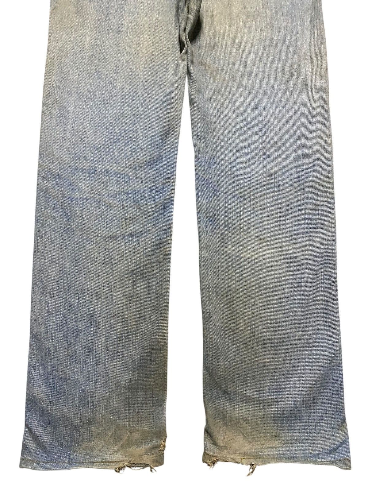 Edwin Japan Brand Edwin 403 Crazy Dirty Mud Wash Distressed Loose Size US 33 - 6 Thumbnail
