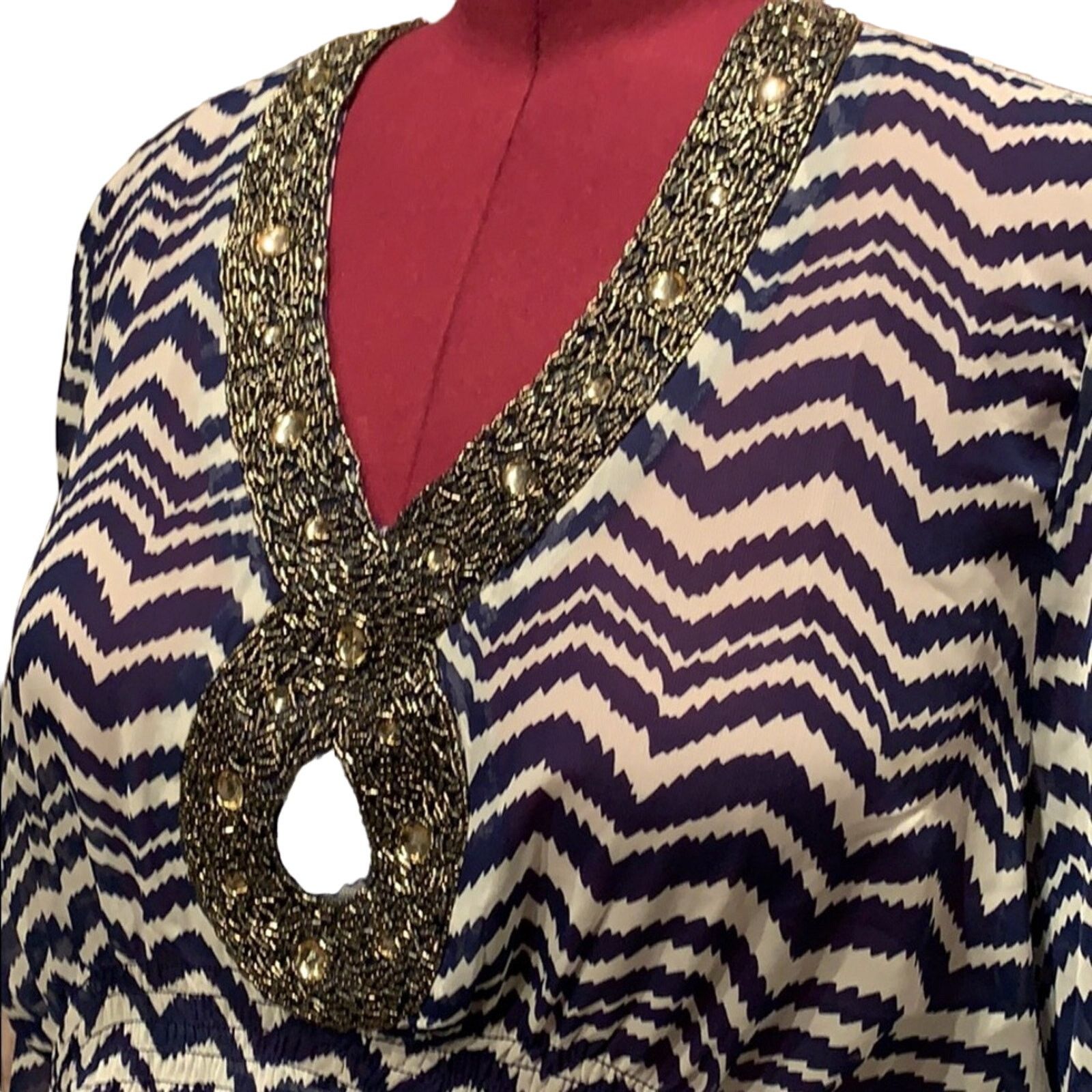 Attitudes by Renee New Attitudes by Renee 3X Sheer Flowy Polyester Top Blouse Size 3XL / US 20-22 - 2 Thumbnail