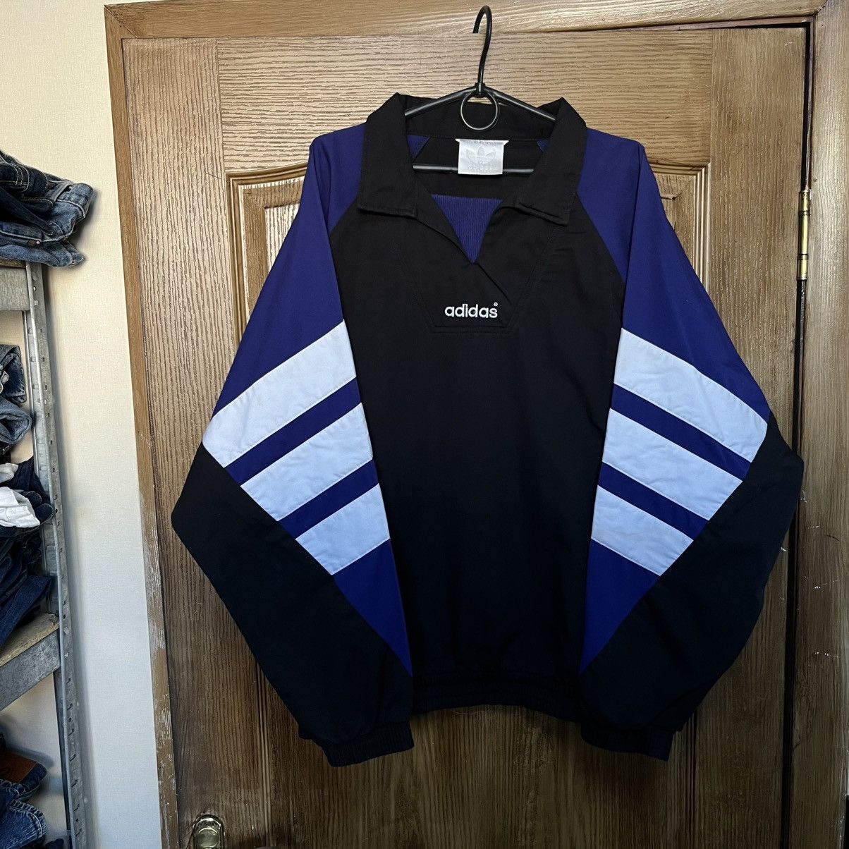 Adidas Vintage Adidas Jacket Baggy Big Logo Y2K 80s Size US S / EU 44-46 / 1 - 2 Thumbnail