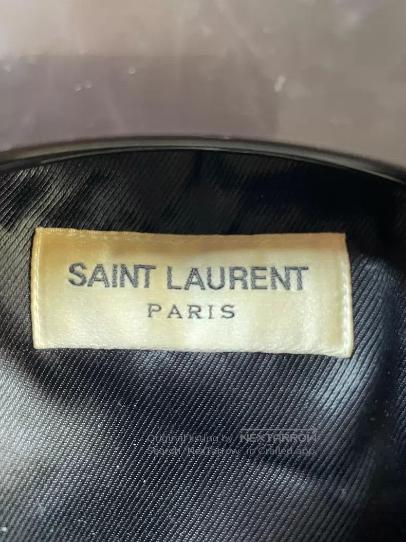 Saint Laurent Paris Saint Laurent Paris Wool and Leather Baseball Jacket i Size US M / EU 48-50 / 2 - 5 Thumbnail
