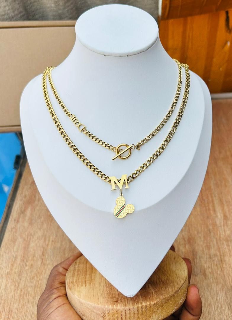 Other Two Layer Necklace Size ONE SIZE - 1 Preview