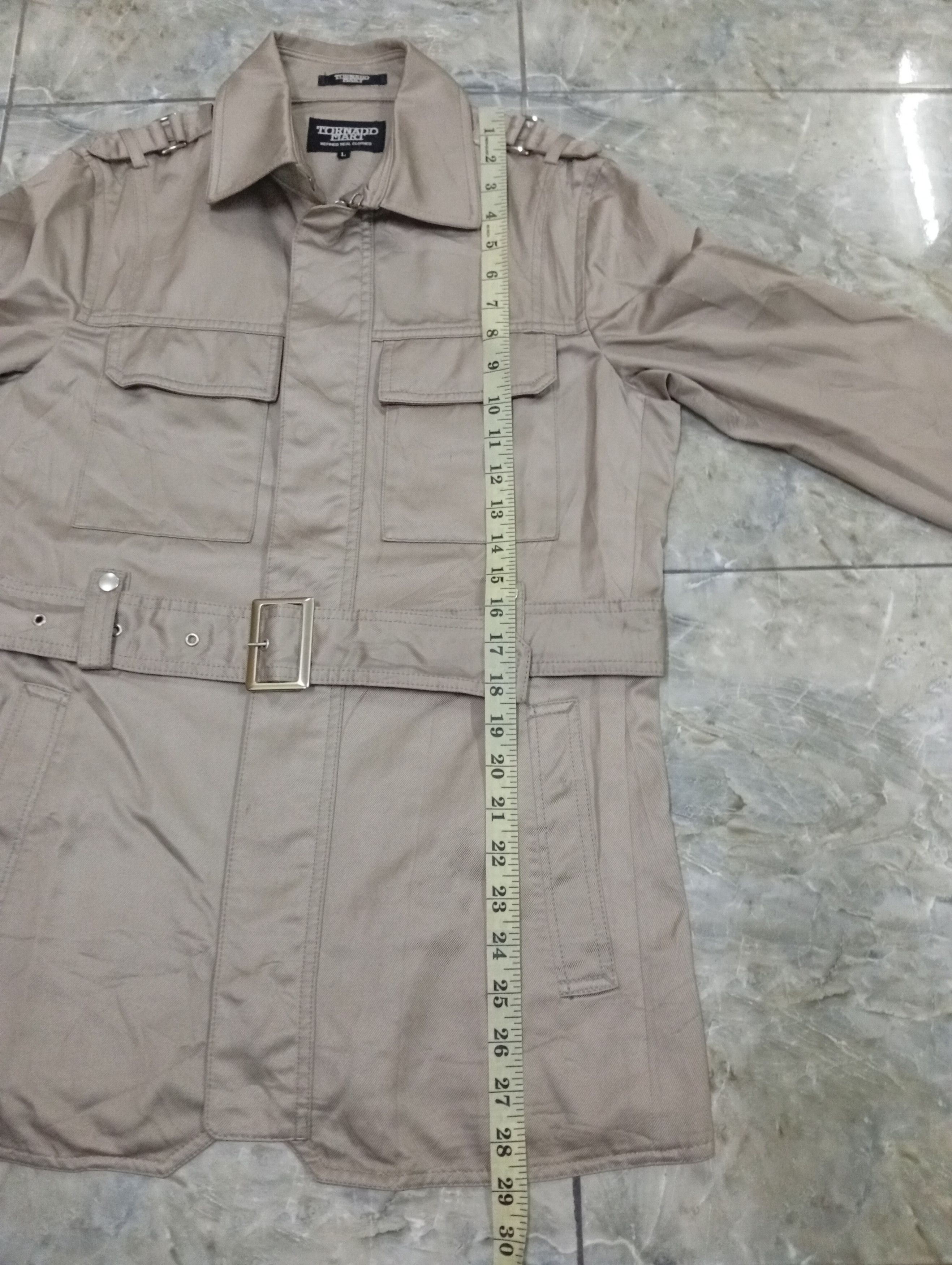 Tornado Mart Trench Coat jacket Size M / US 6-8 / IT 42-44 - 6 Thumbnail