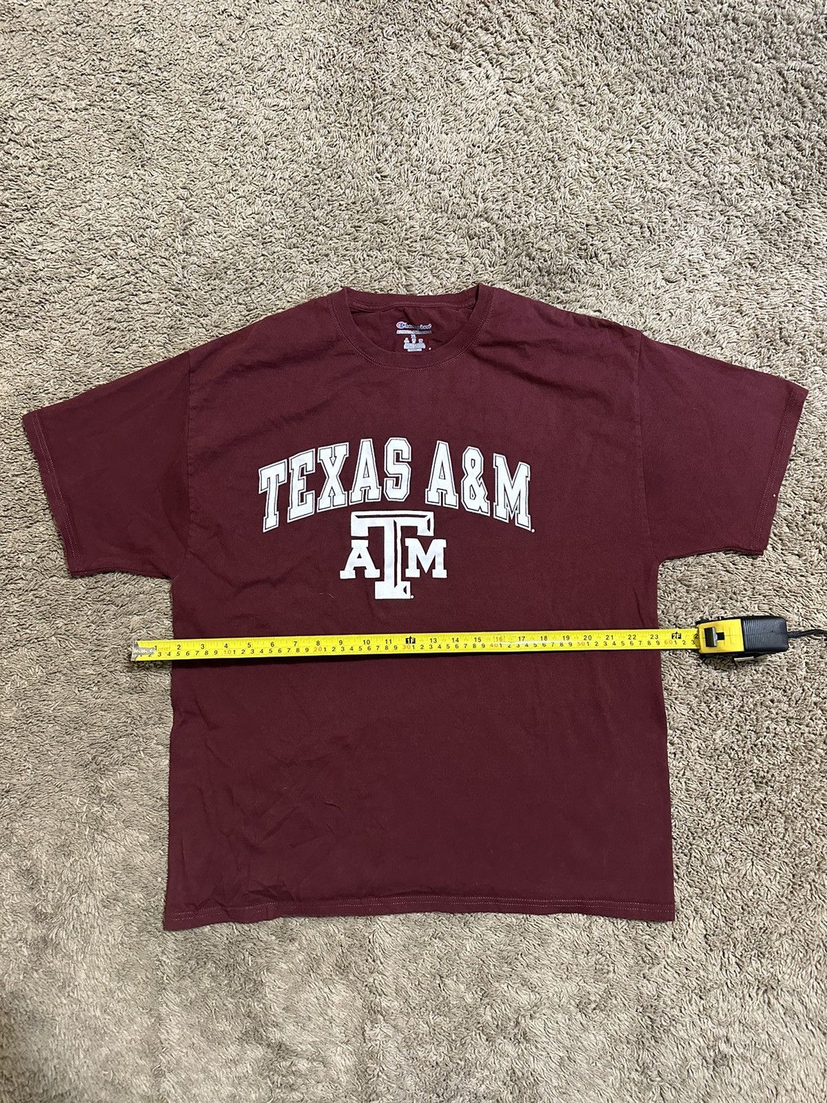Champion × NCAA × Vintage Vintage NCAA Champion Texas A&M “maroon” shirt 00s size XL Size US XL / EU 56 / 4 - 4 Thumbnail