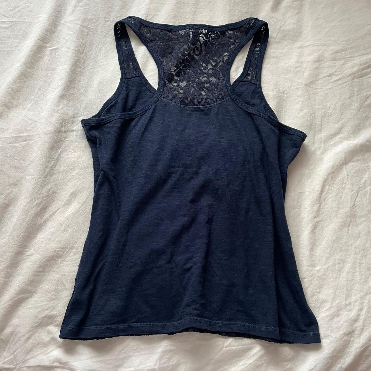 Aeropostale Aeropostale Navy Blue Lacy Tank Size XL Size XL / US 12-14 / IT 48-50 - 7 Thumbnail