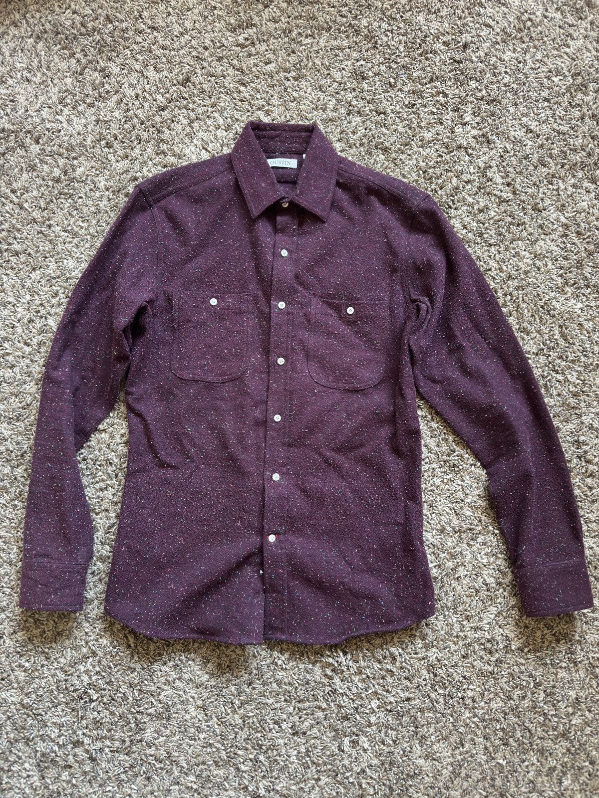 Gustin Gustin Rainbow Nep Flannel Plum Size US S / EU 44-46 / 1 - 2 Thumbnail