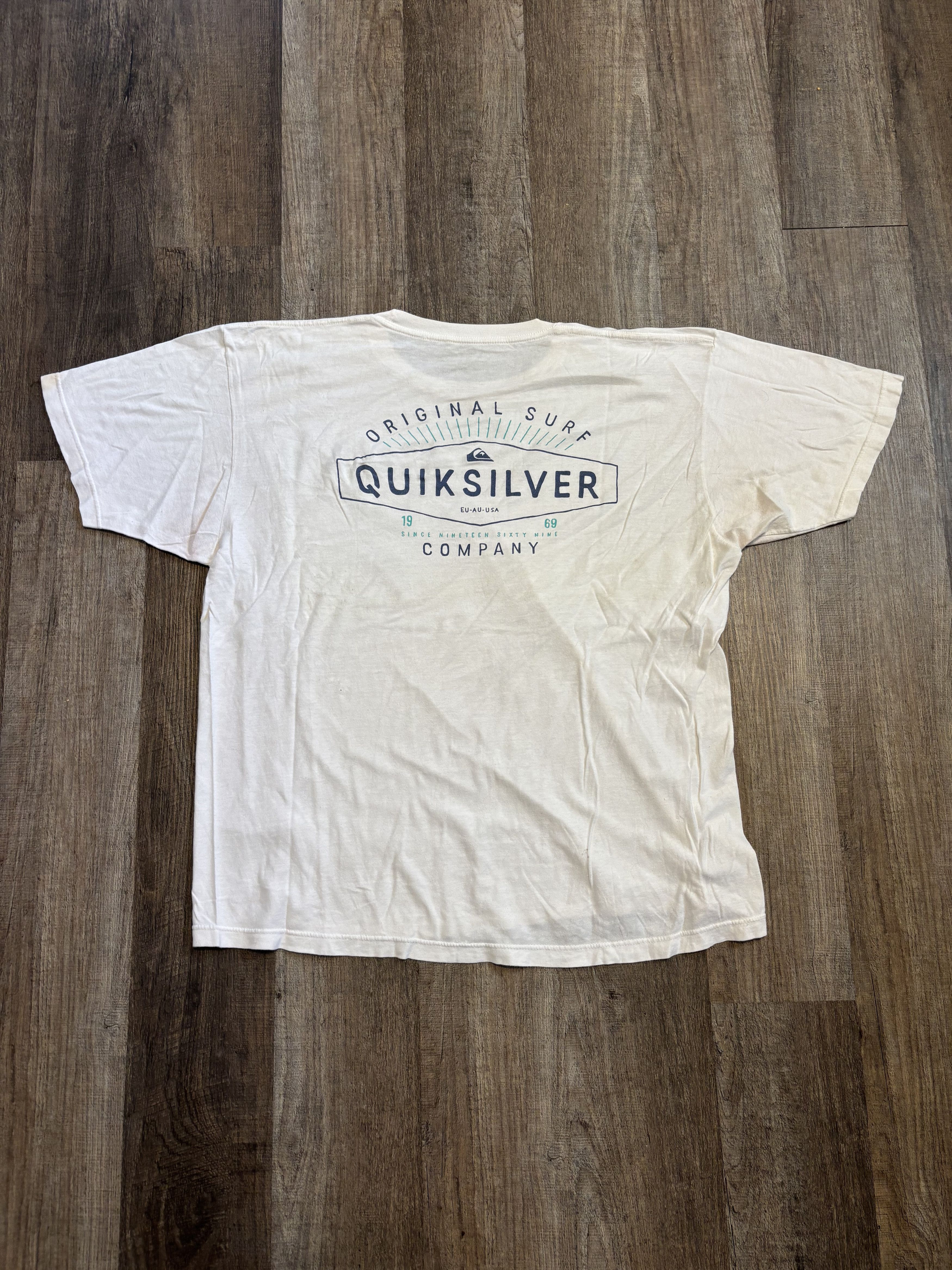 Quiksilver Quiksilver Double Sided Logo Tee Shirt Size US XL / EU 56 / 4 - 3 Thumbnail