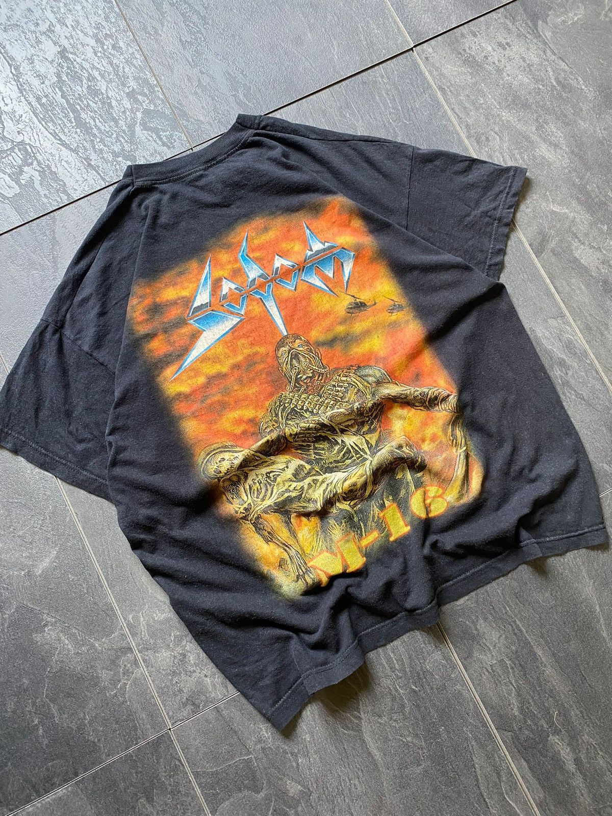 Vintage 2001 Rare Sodom M-16 band tee Size US L / EU 52-54 / 3 - 2 Thumbnail