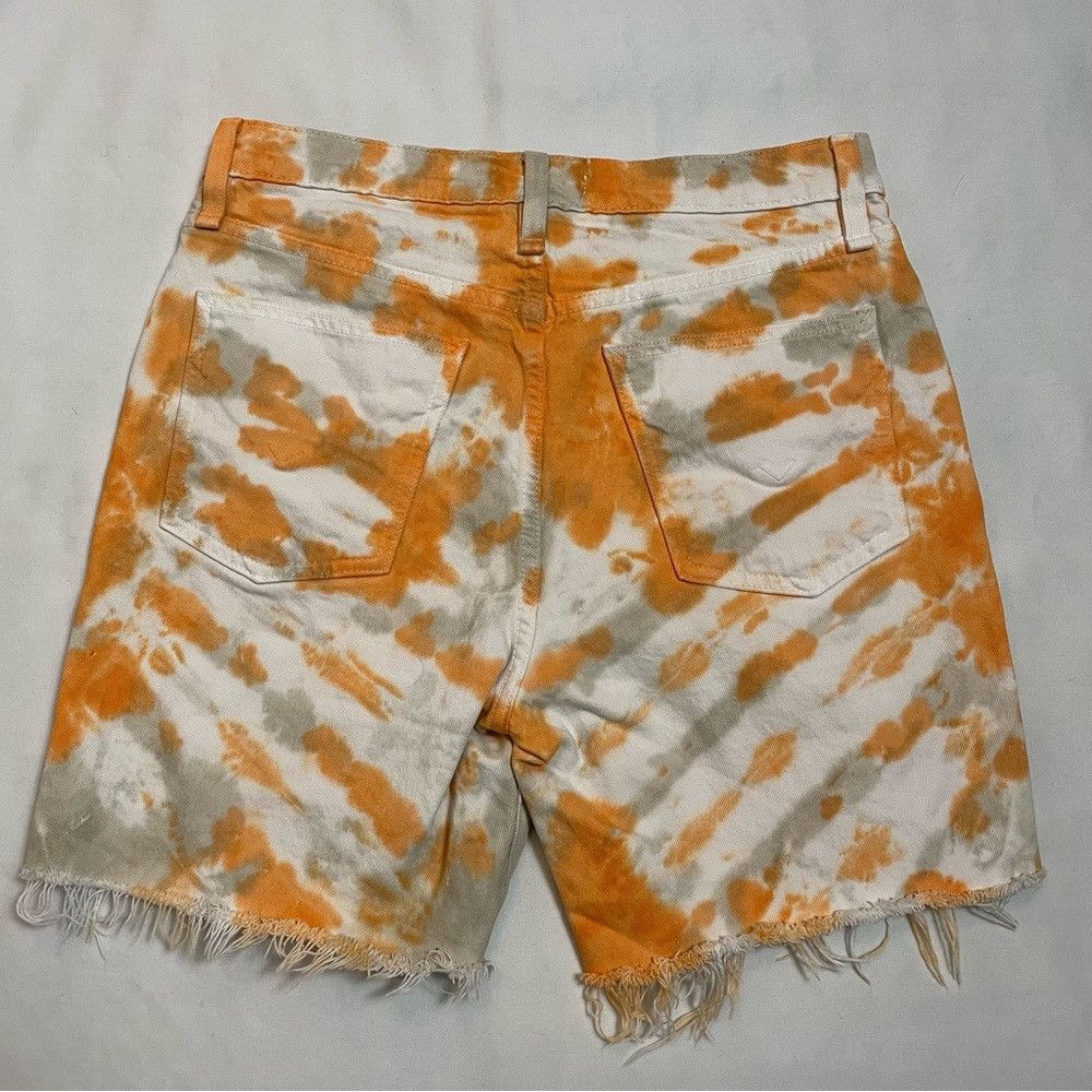Hudson Hudson Denim Hana Shorts Grey Orange Tie Dye Size 28 Size 28" / US 6 / IT 42 - 8 Thumbnail