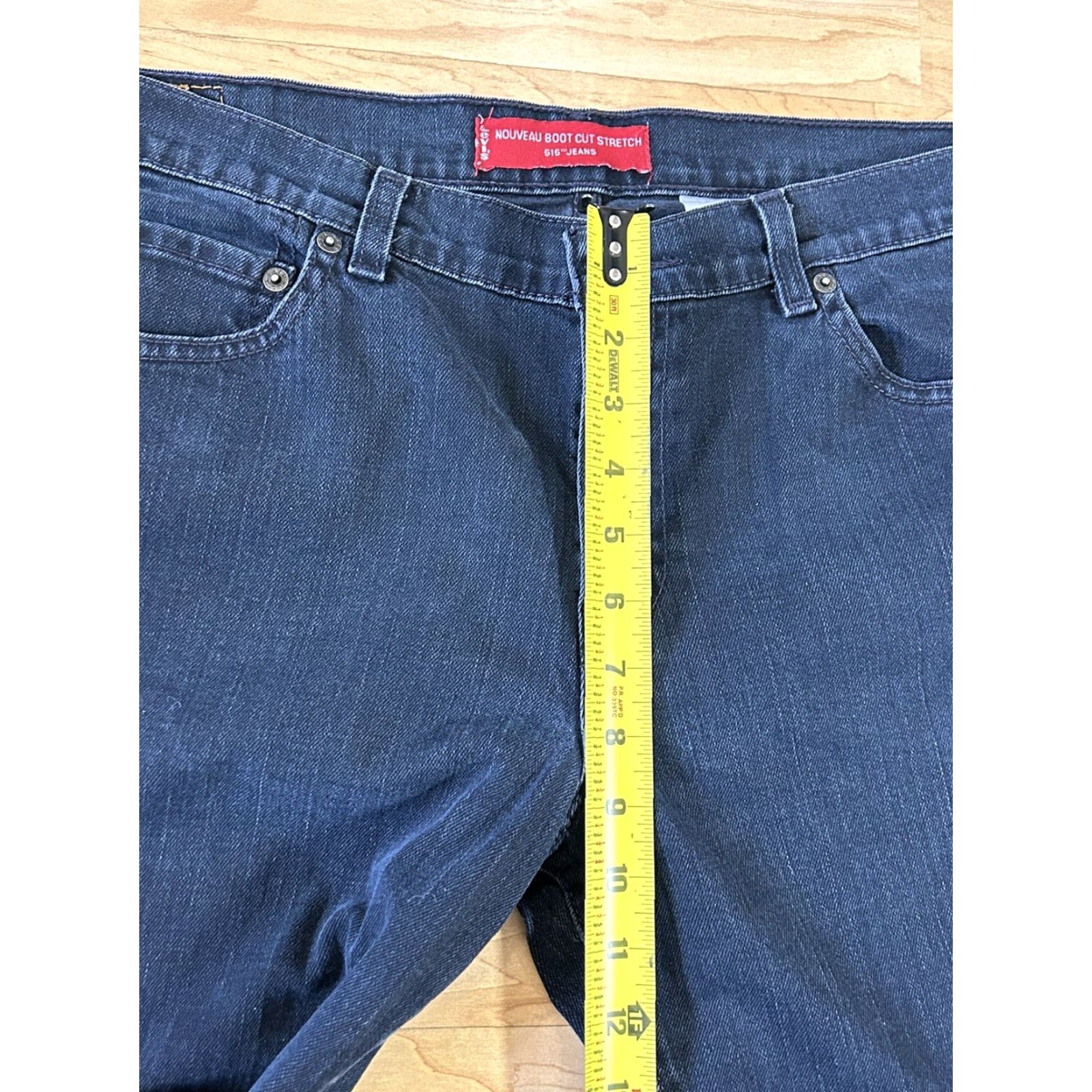 Levi's Levis 515 Womens Nouveau Blue Boot Cut Mid Rise Jeans sz 14 M Size 36" / US 14 / IT 50 - 4 Thumbnail