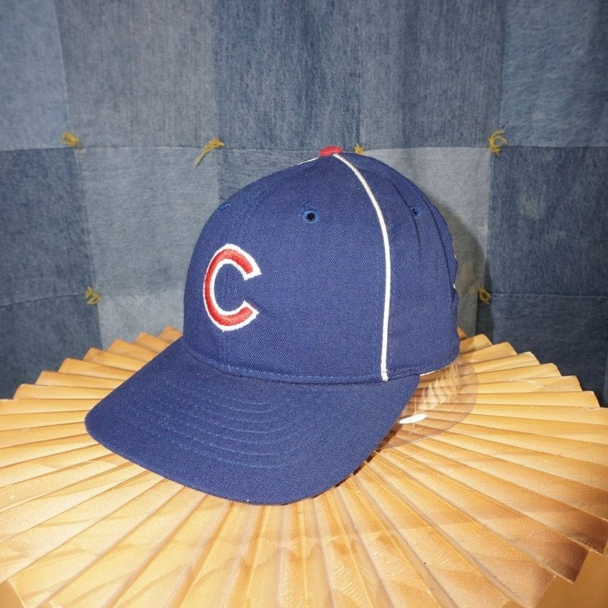 MLB 7 - Vintage Y2K Chicago Cubs fitted 1990s mlb sportswear hat Size ONE SIZE - 2 Thumbnail