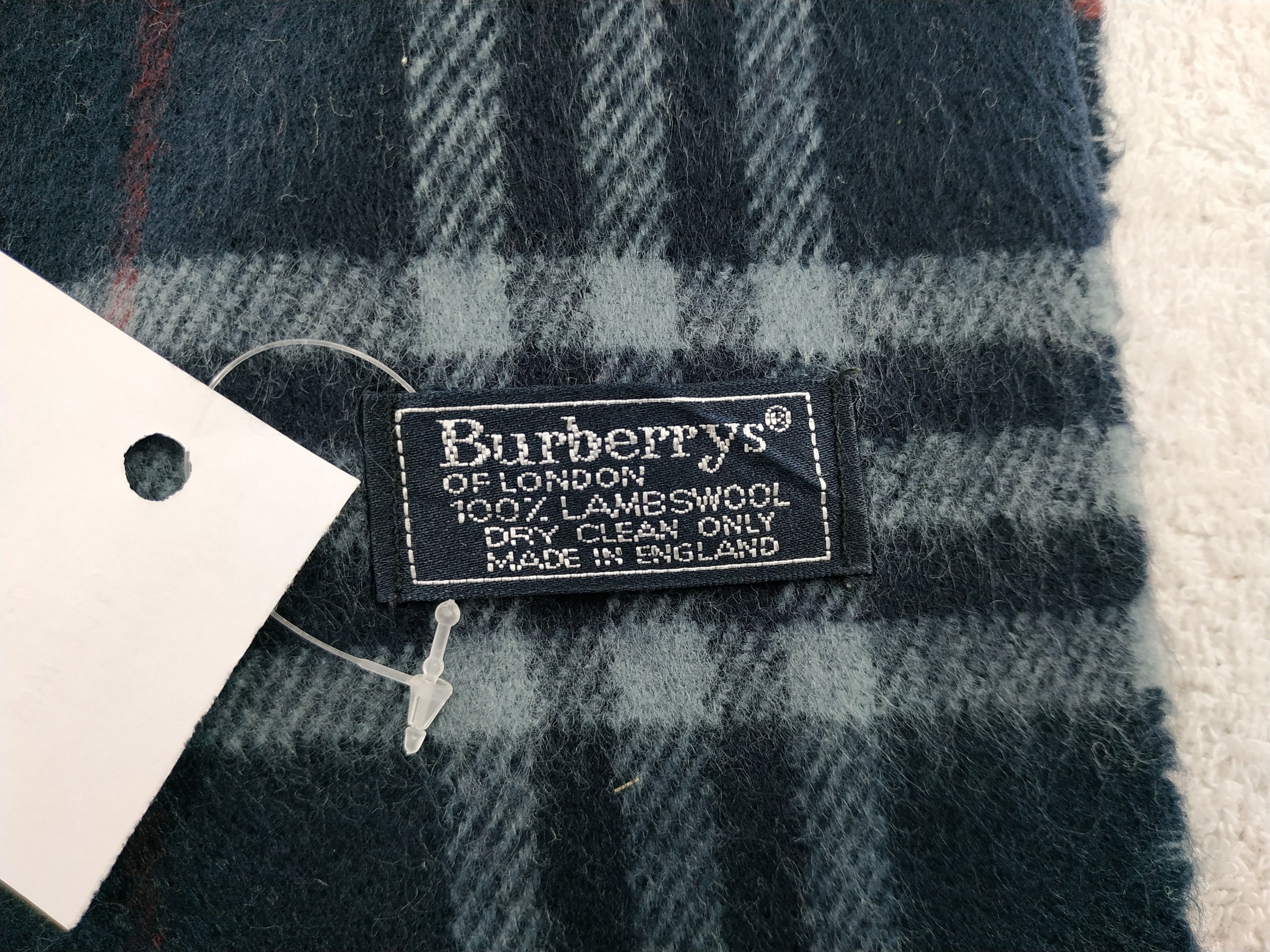 Burberry × Vintage Burberry Scarf / Muffler / Neckwear - WW225 Size ONE SIZE - 6 Thumbnail