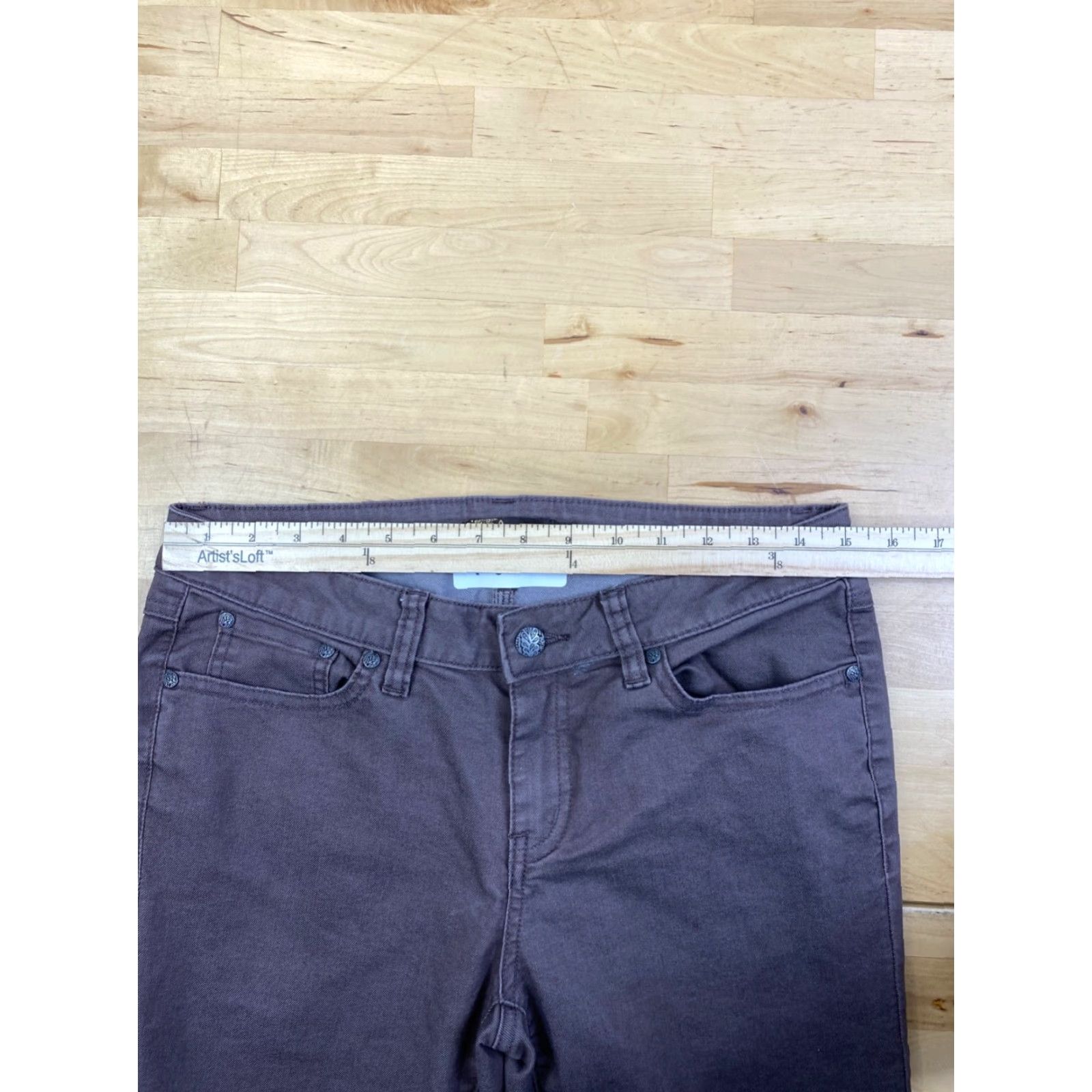 Prana prAna Kayla Jeans Womens 6 Regular 28in Inseam Brown Skinny Stretch Pockets Casual Denim Jeans 10319 Size 28" / US 6 / IT 42 - 7 Thumbnail