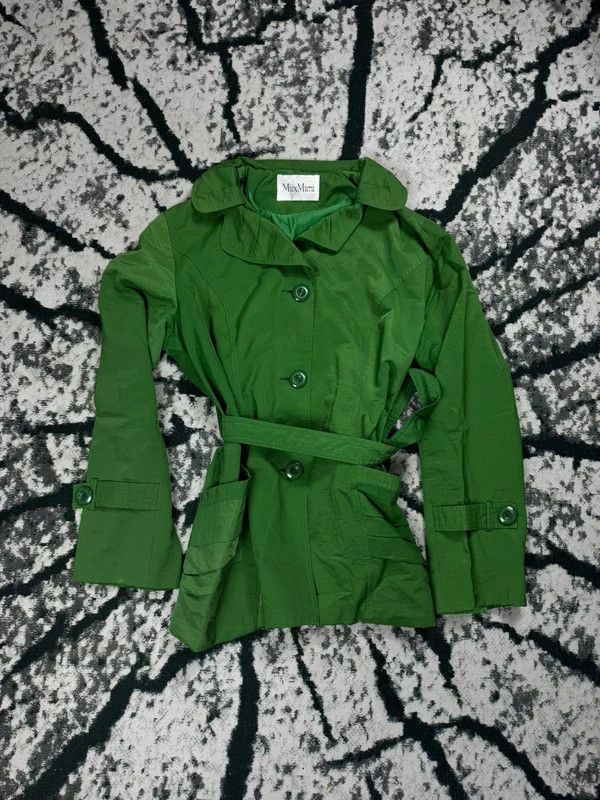 Max Mara Max Mara trench coat green M Size M / US 6-8 / IT 42-44 - 1 Thumbnail