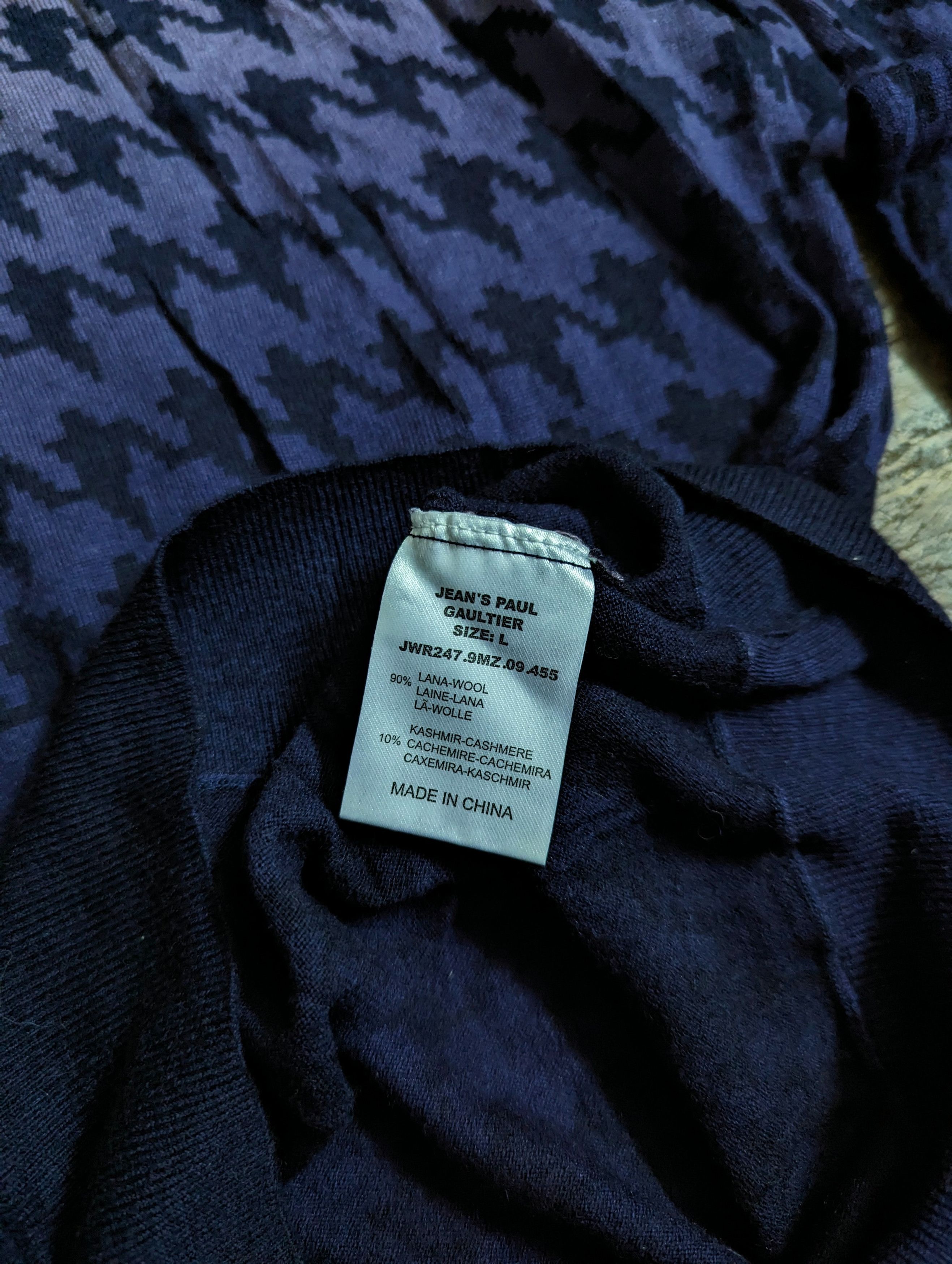Jean Paul Gaultier 00s Jean's Paul Gaultier Gradient Pattern Wool Sweater Size M / US 6-8 / IT 42-44 - 4 Thumbnail