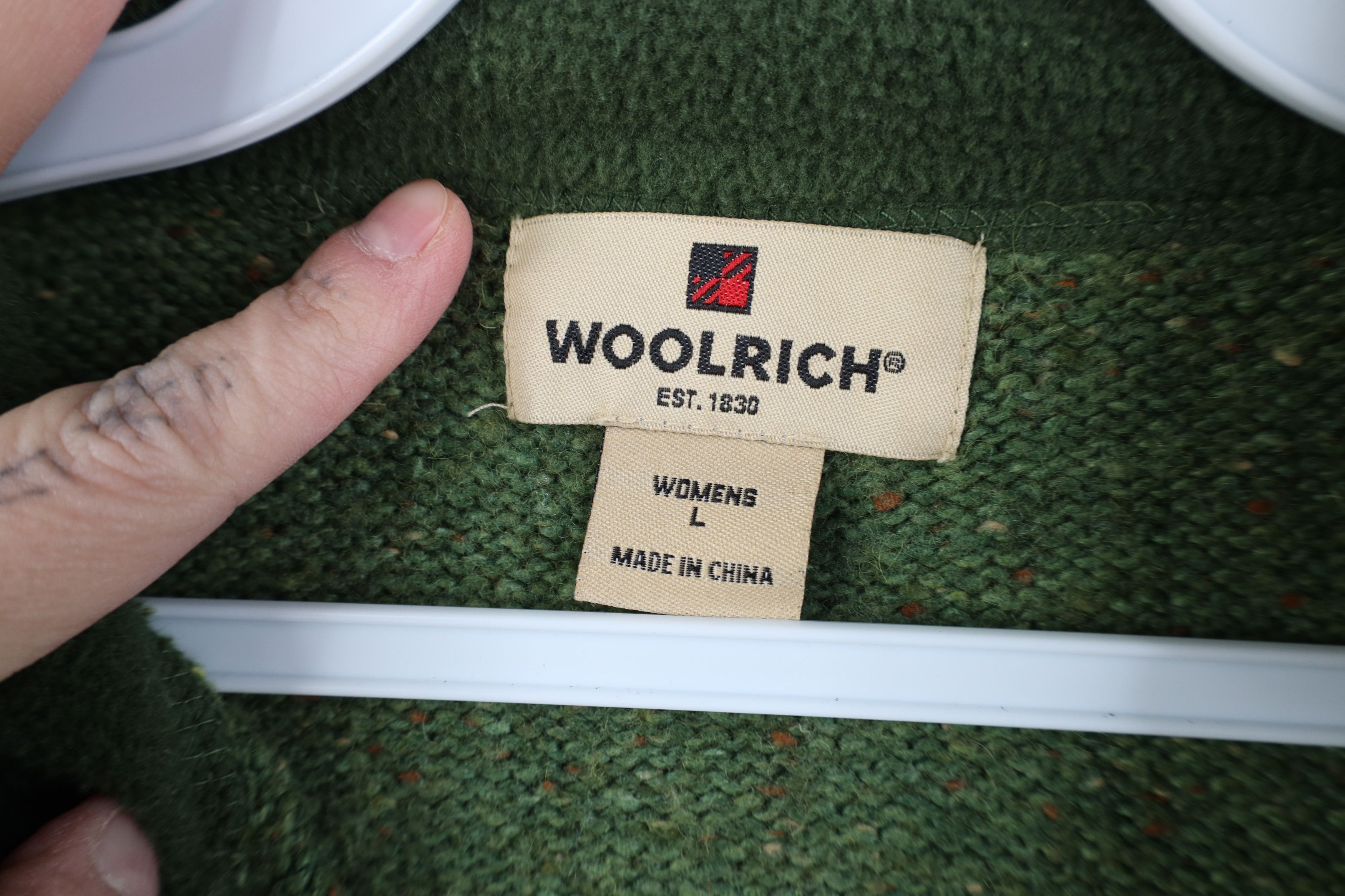 Woolrich Woolen Mills Vintage Woolrich Earth Tone Fleck Wool Blend Zip Sweater Size US L / EU 52-54 / 3 - 6 Thumbnail