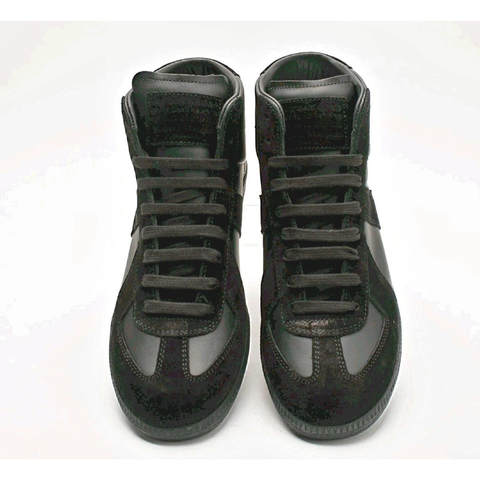 Maison Margiela RRP$790 MAISON MARGIELA Leather Sneakers US10 UK9 EU43 Black Size US 10 / EU 43 - 3 Thumbnail