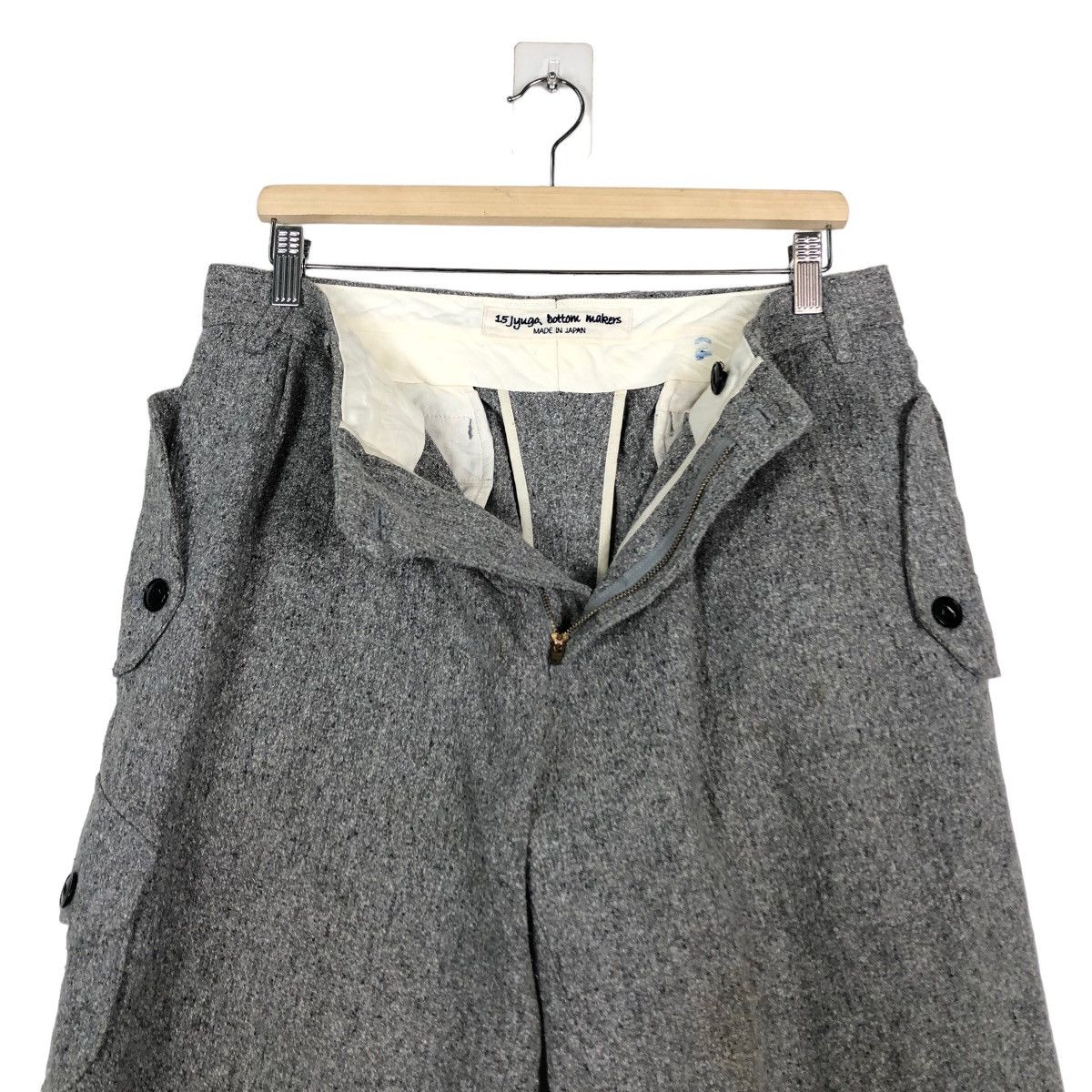 Japanese Brand 🔥Vintage Wool Cropped Biker Pants 15 Jugya Junya Watanabe Size US 33 - 11 Thumbnail