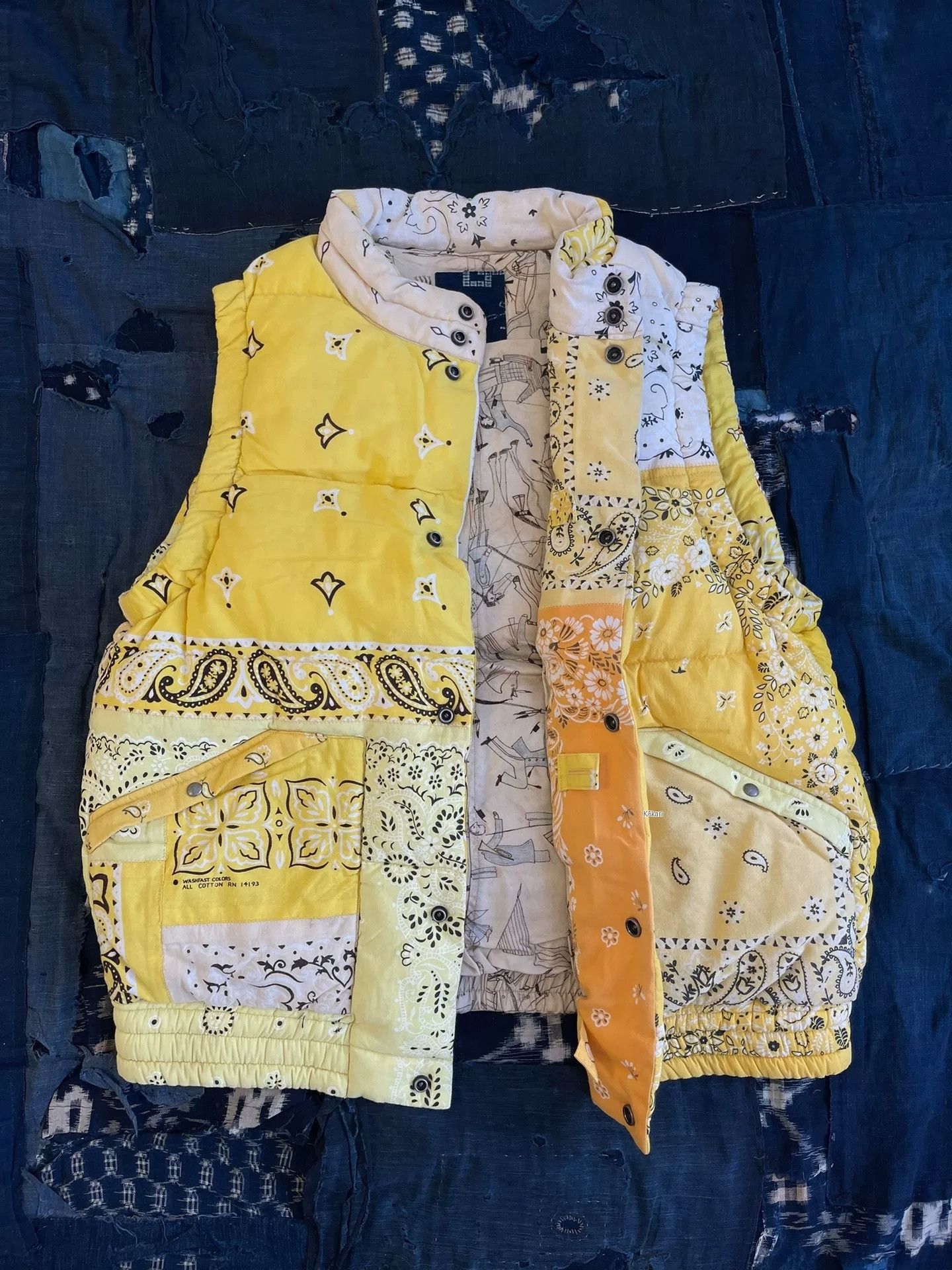 Visvim VISVIM 22AW Insulator Down Vest Paisley Size US L / EU 52-54 / 3 - 2 Thumbnail