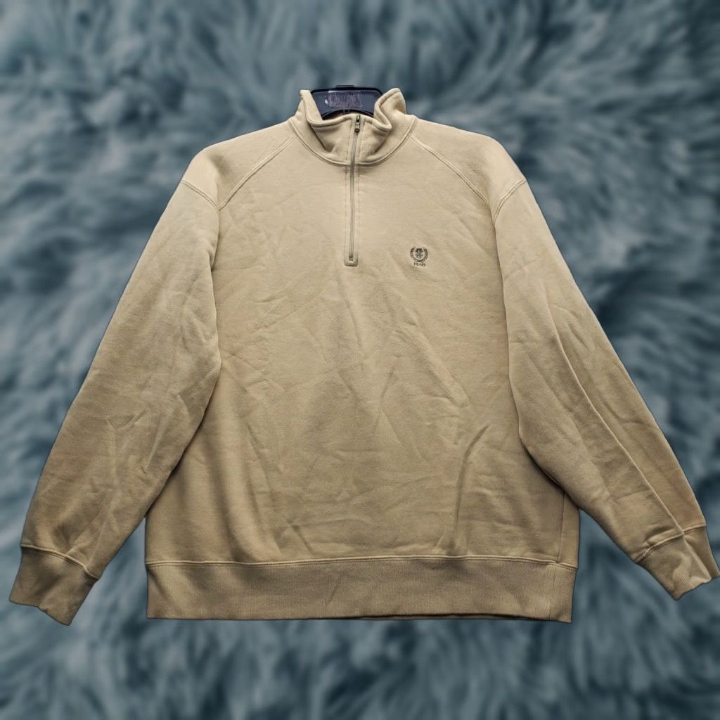 Izod IZOD Sweatshirt Mens XL Brown Embroidered Logo Raglan Sleeve 1/4 Zip Size US XL / EU 56 / 4 - 1 Thumbnail