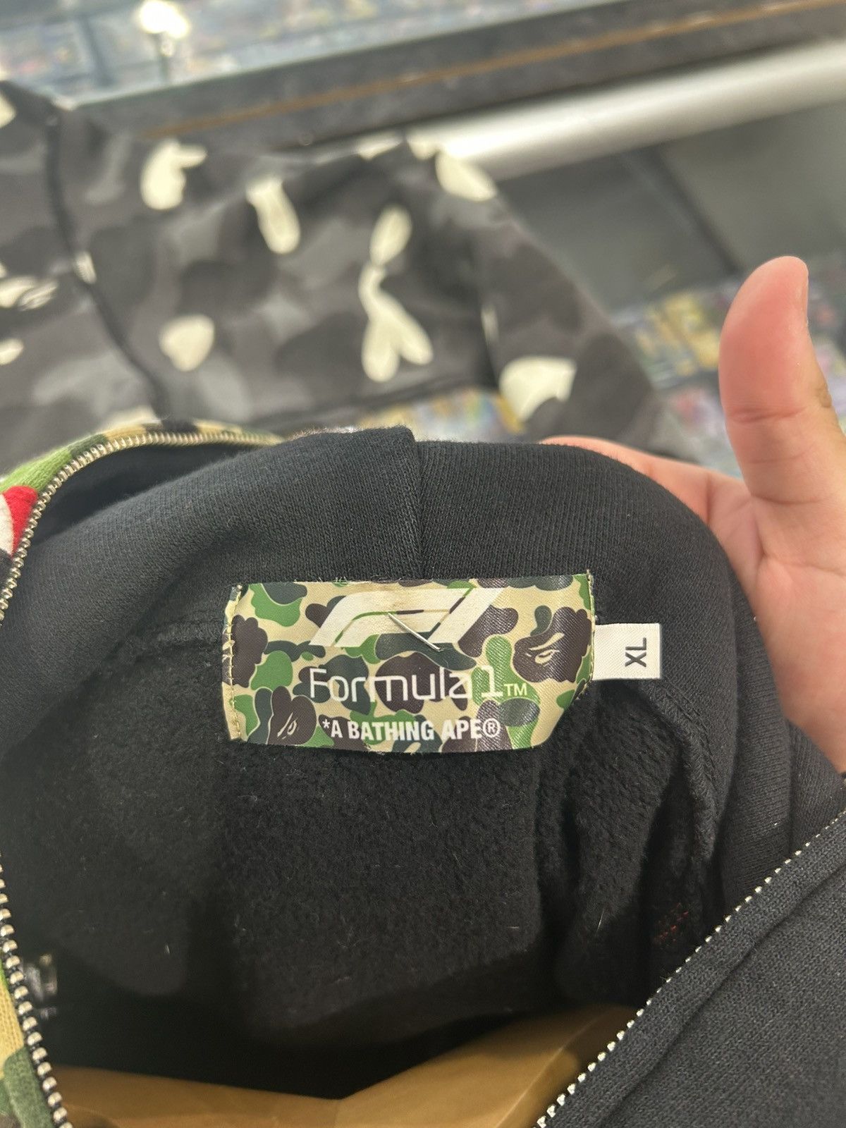 Bape Bape x F1 shark hoodie full zip black Size US XL / EU 56 / 4 - 11 Thumbnail