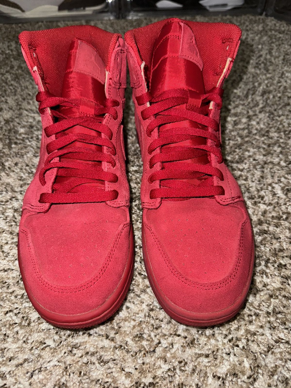 Jordan Brand Jordan 1 Retro Red Suede Size US 10 / EU 43 - 6 Thumbnail