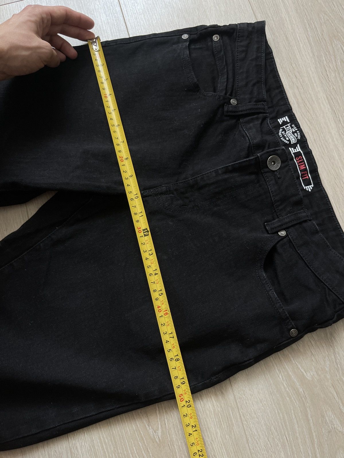 Vintage Red herring mens jeans black denim W34 Size US 34 / EU 50 - 11 Thumbnail