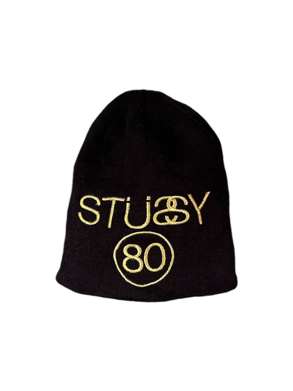 Stussy × Vintage Vtg STUSSY Big logo Beanie Hats Rare ☠️ Size ONE SIZE - 1 Thumbnail