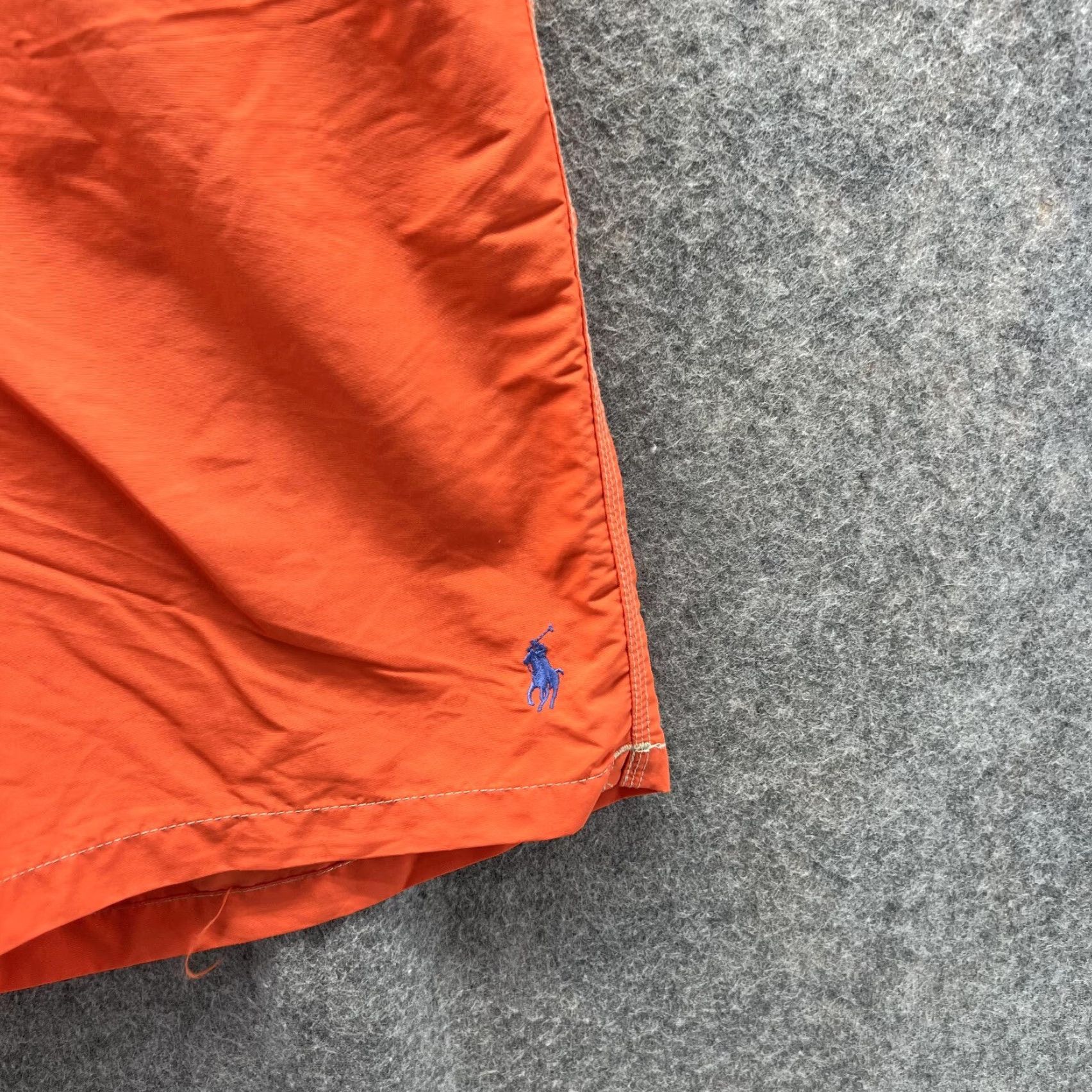 Polo Ralph Lauren Polo Ralph Lauren Shorts Men Large Lined Orange Swimwear Drawstring Bottoms Size US L / EU 52-54 / 3 - 4 Thumbnail