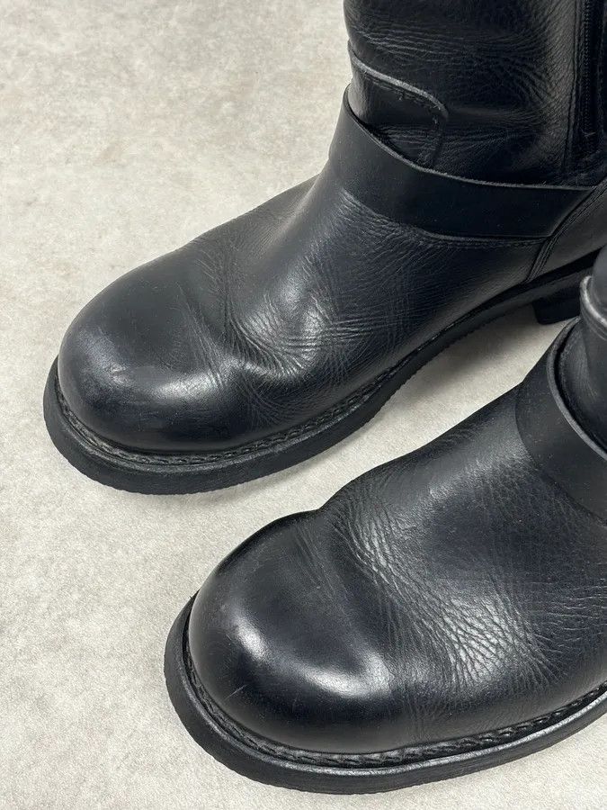 Avirex Avirex Black Leather Engineer Boots Size US 10 / EU 43 - 6 Thumbnail