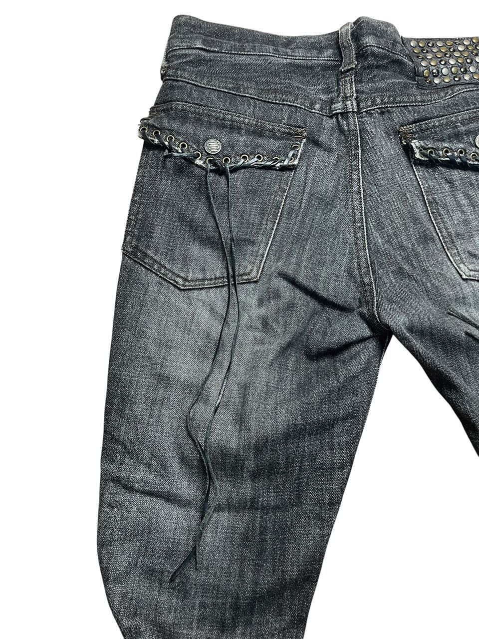 Japanese Brand Vintage Schlussel Rare Denim Flare Pants Size US 32 / EU 48 - 18 Thumbnail